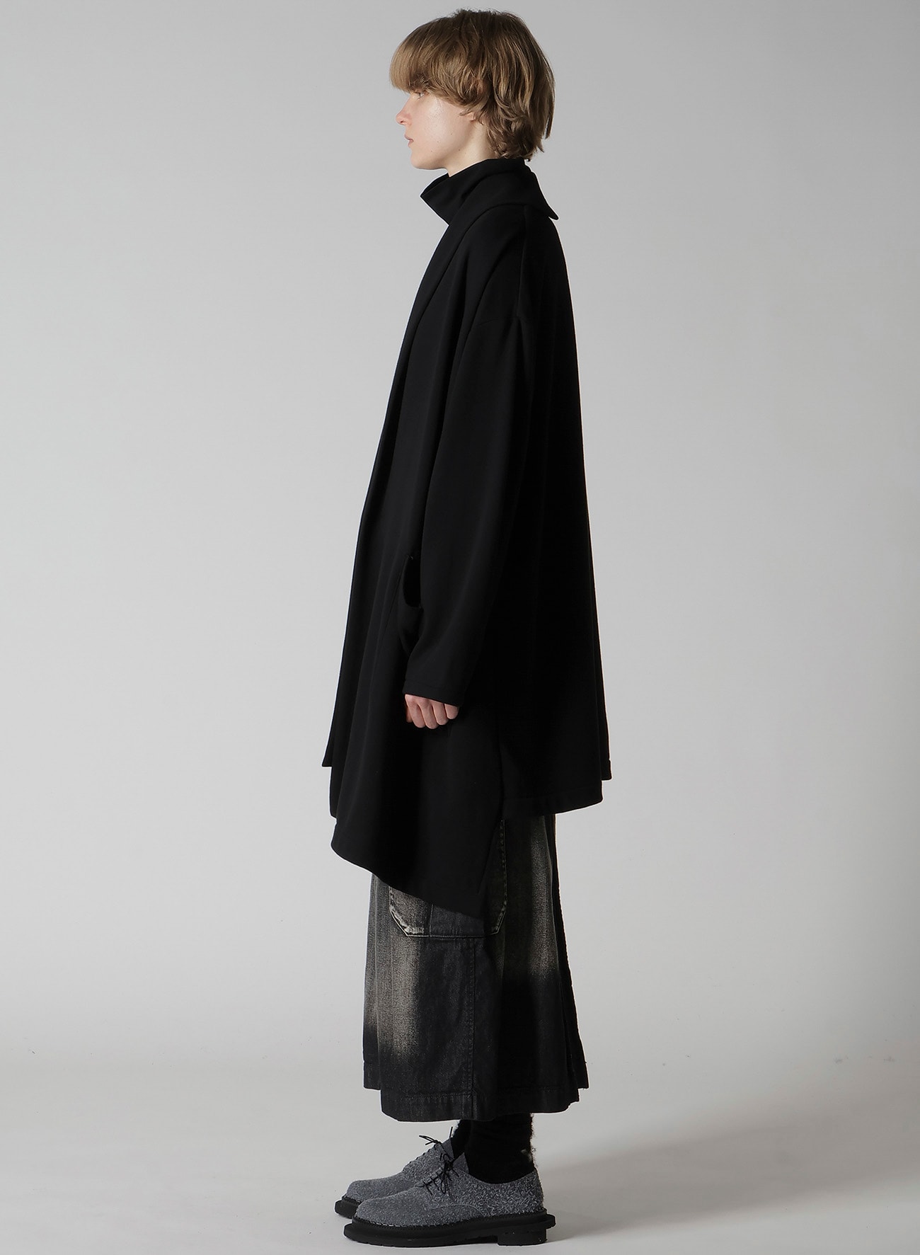 SOFT FRENCHTERRY OUT POCKET GOWN