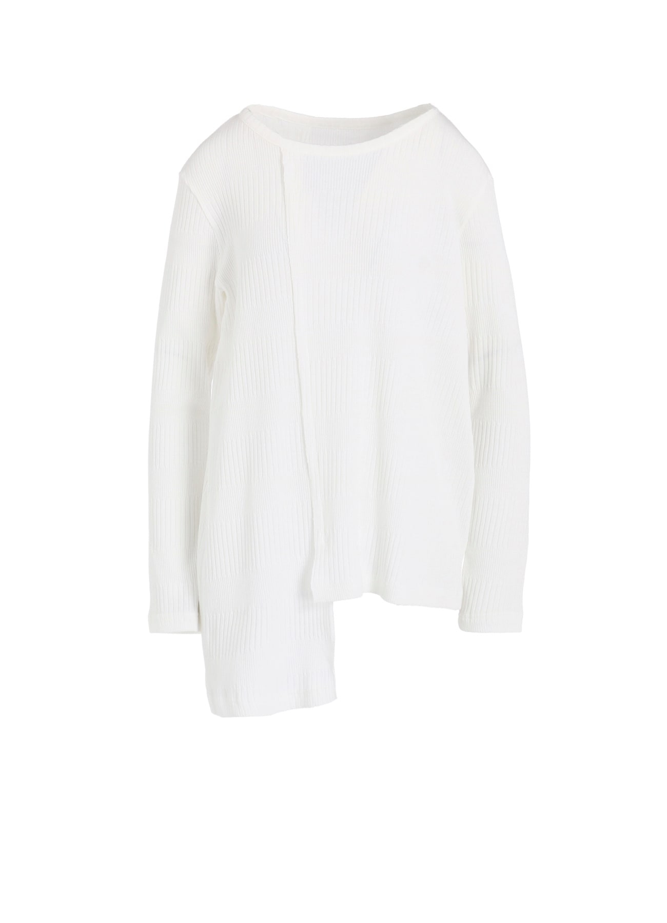 Yohji Yamamoto タイト ボーダー ロングスリーブニット YOHJI YAMAMOTO(ヨウジヤマモト) ボーダーニットHK-T04-170 HK