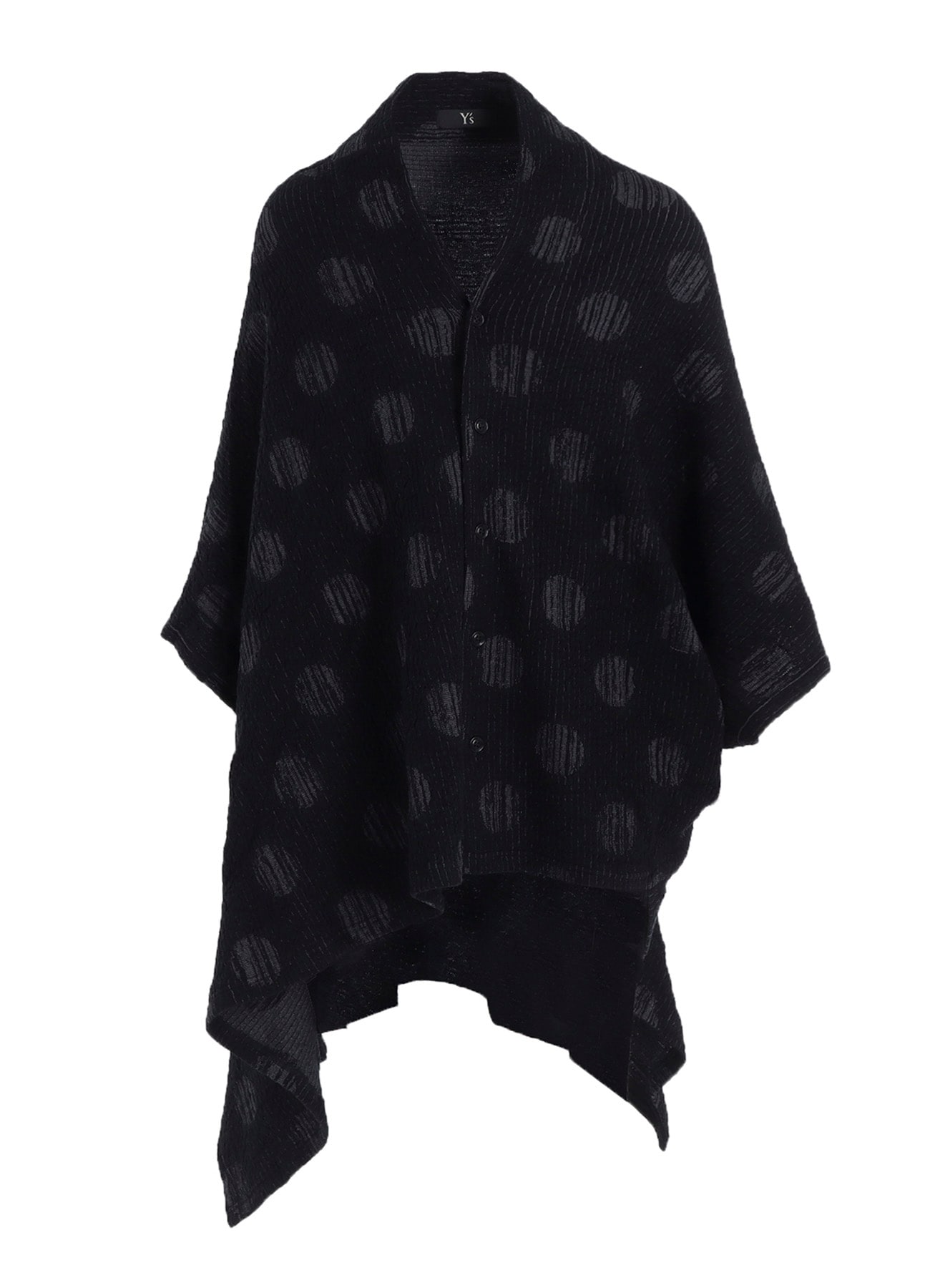 POLKA DOT JQ ASYMMETRIC CARDIGAN