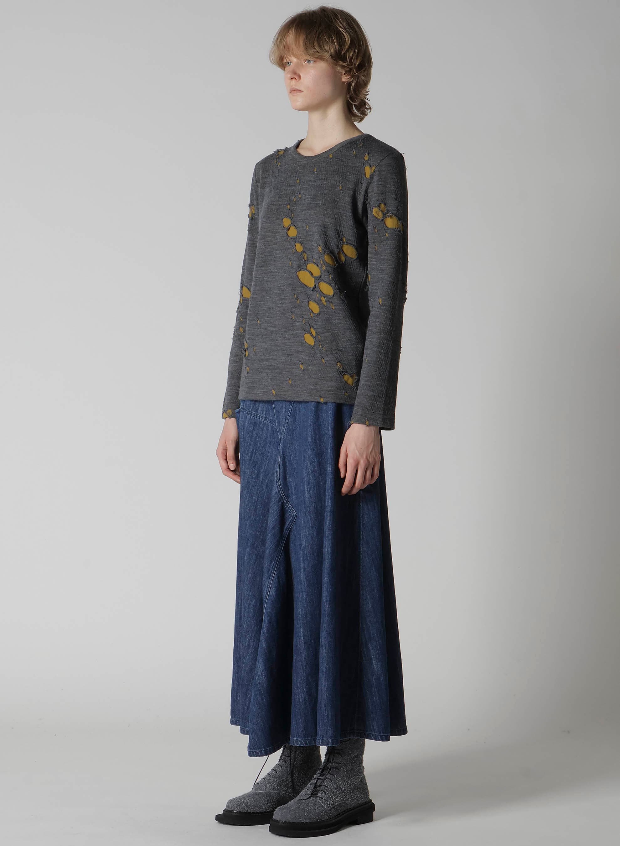 BONDED HOLE JQ ROUND NECK LONG T