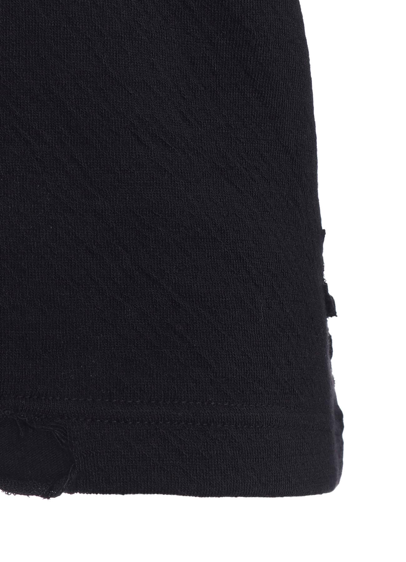 ヤドン BONDED HOLE JQ ROUND NECK LONG T(S Black): Y's｜THE SHOP