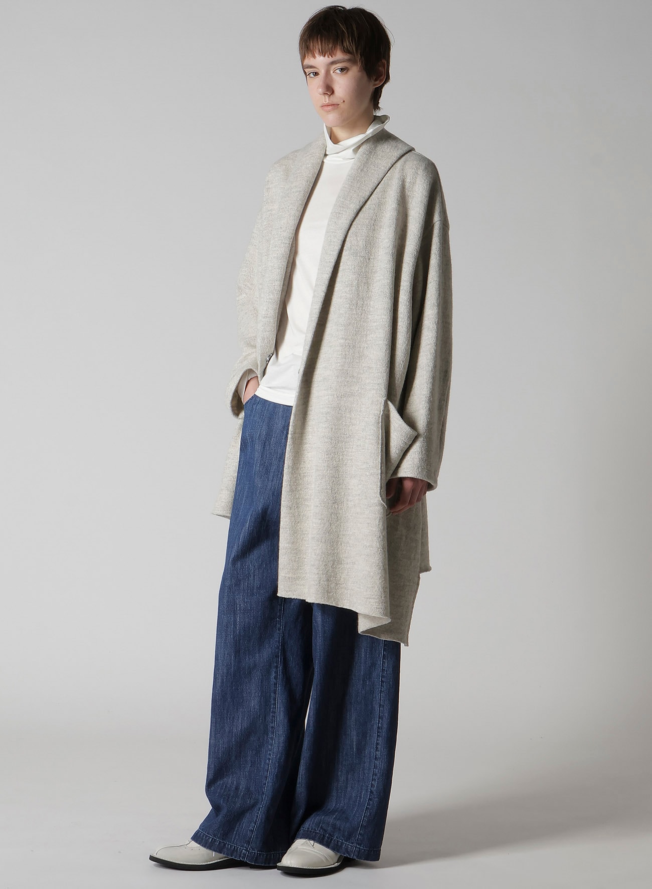 SOFT JERSEY HIGH NECK LONG T