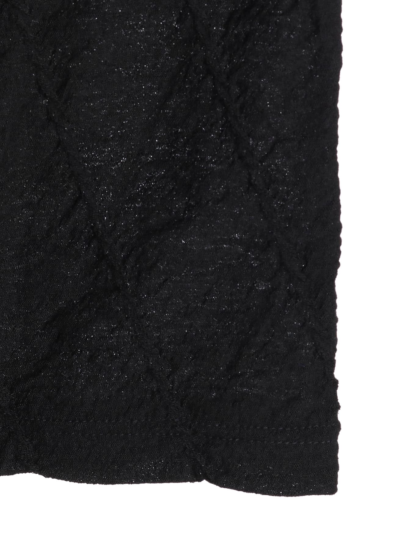 TUCKED DIAGONAL CABLE JQ HIGH NECK LONG T