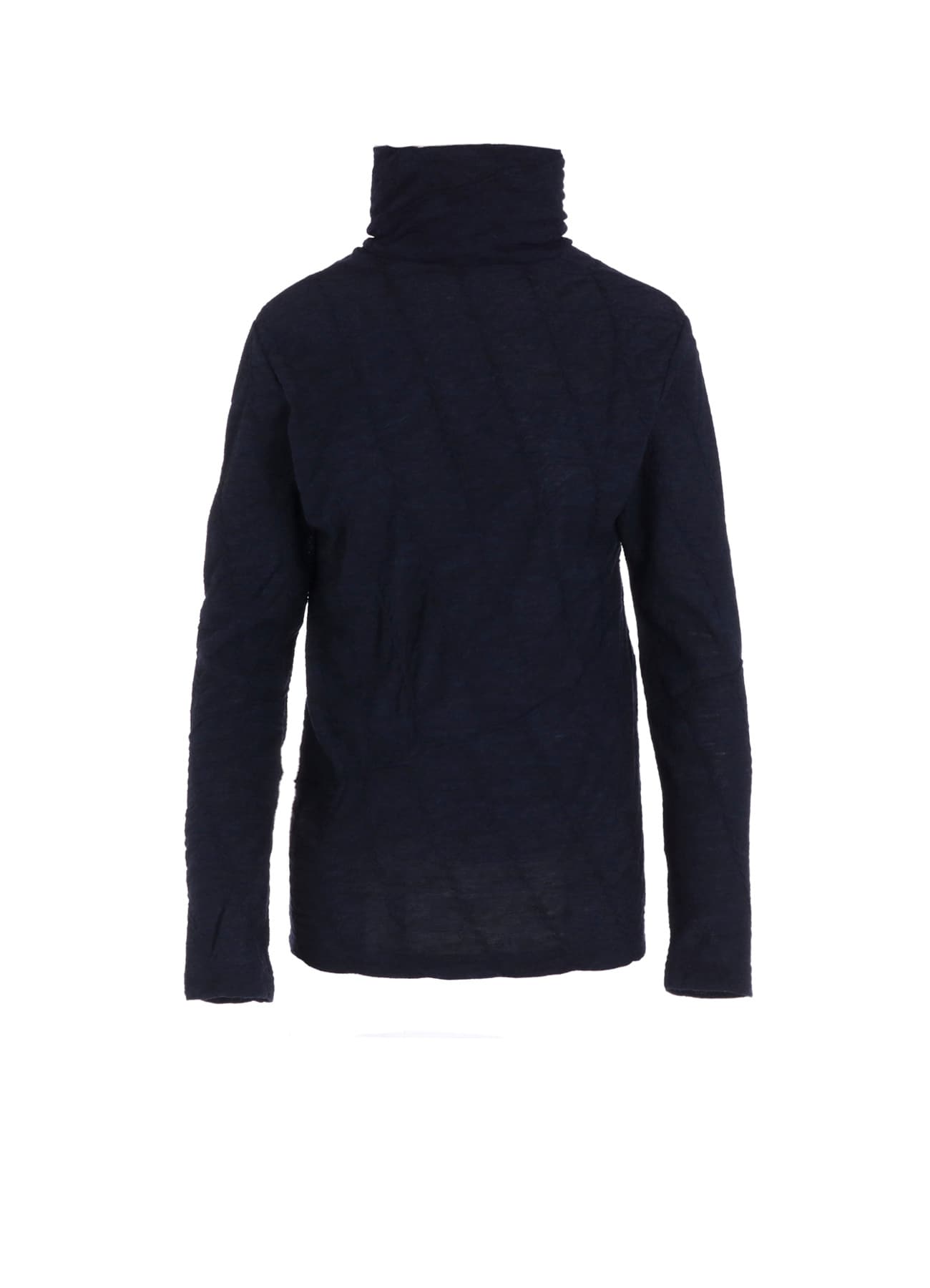 TUCKED DIAGONAL CABLE JQ HIGH NECK LONG T