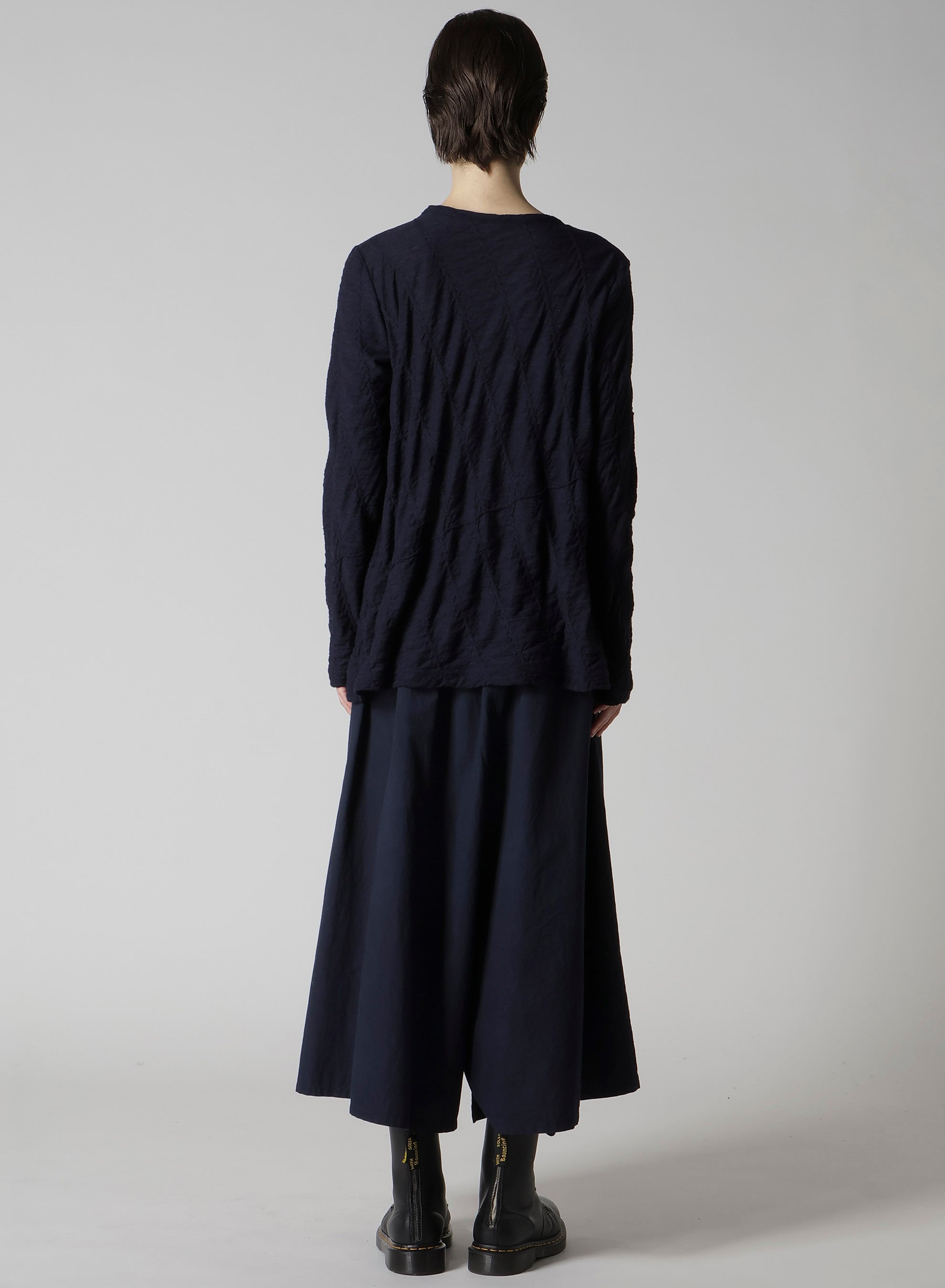DIAGONAL CABLE JQ STRING COLLAR LONG T