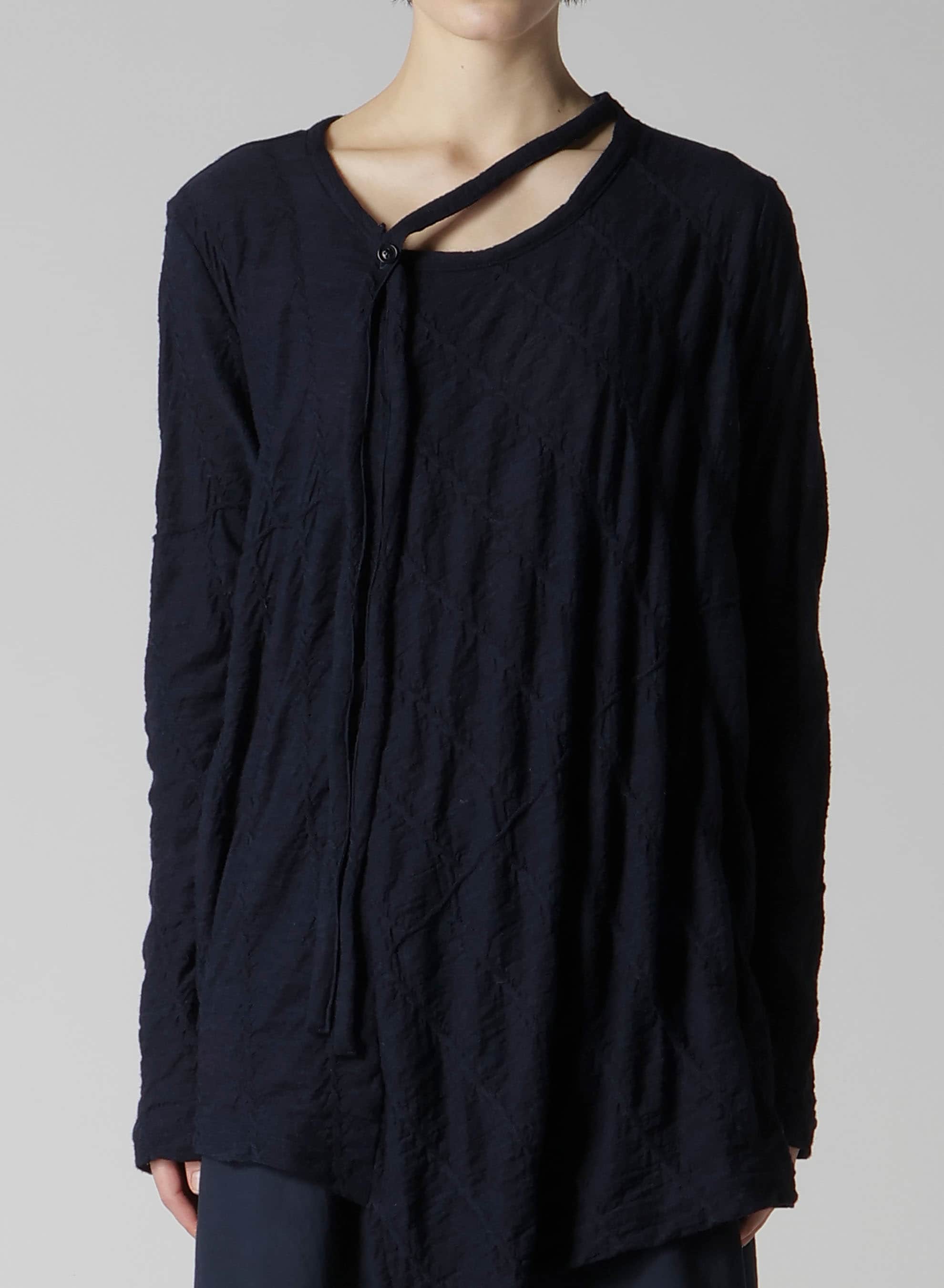 DIAGONAL CABLE JQ STRING COLLAR LONG T