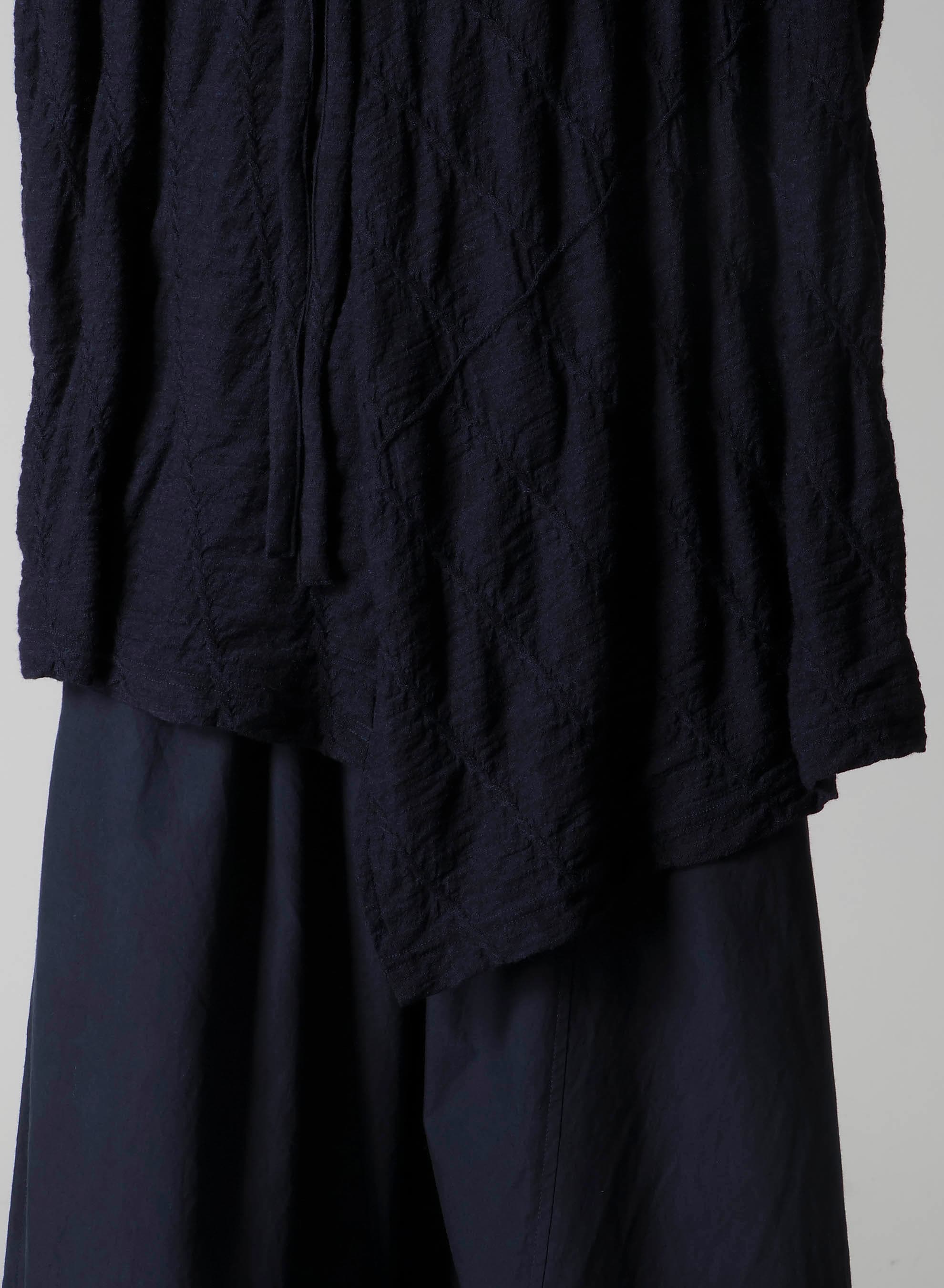 DIAGONAL CABLE JQ STRING COLLAR LONG T