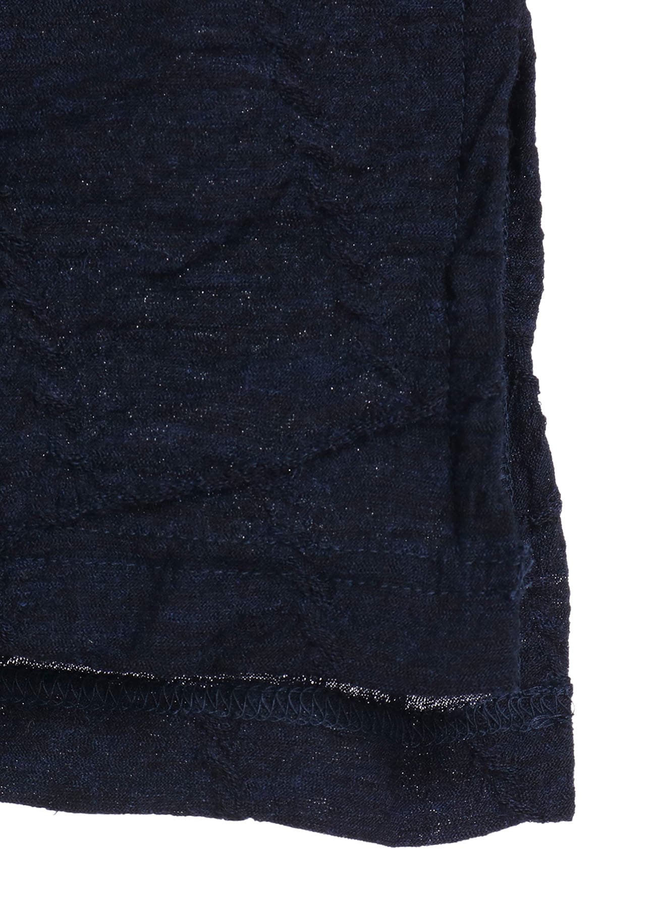 DIAGONAL CABLE JQ BOW TIE BLOUSE T