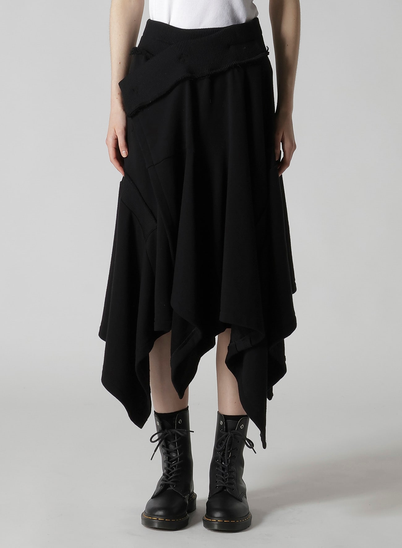 SOFT FRENCHTERRY WRAP STYLE SKIRT