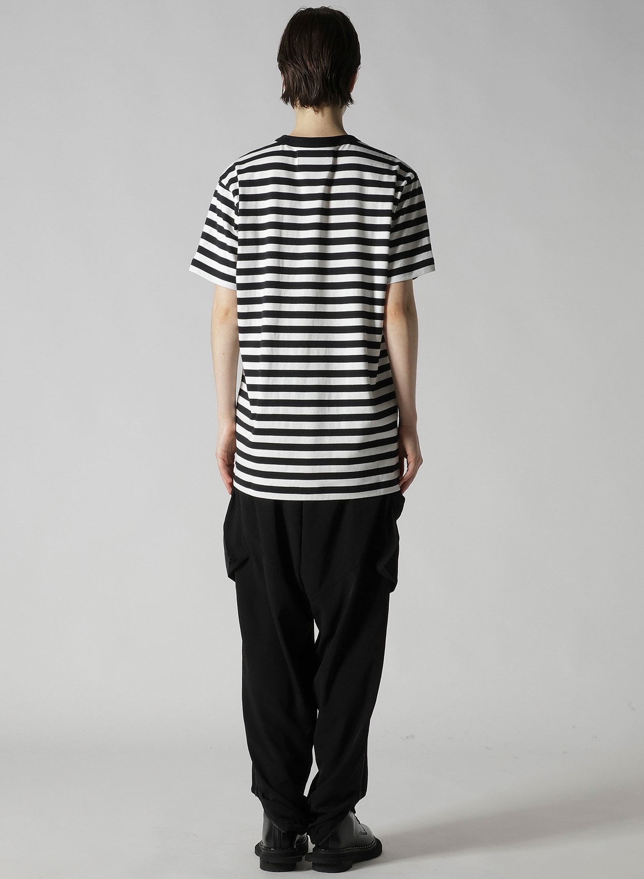 FLOWER PRINT/STRIPE Y'S STITCH T