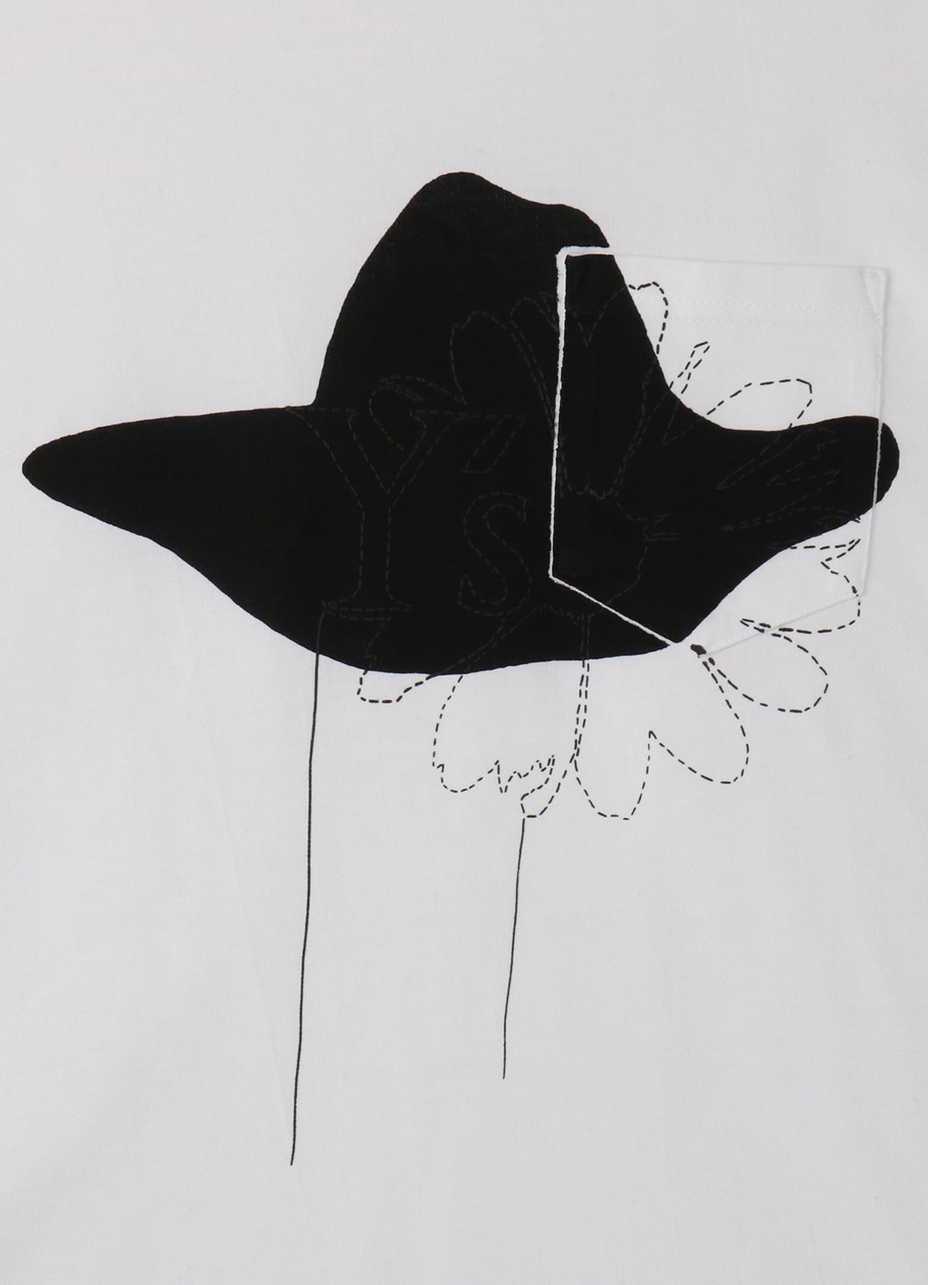 -Online EXCLUSIVE- Y's Flower T-shirt