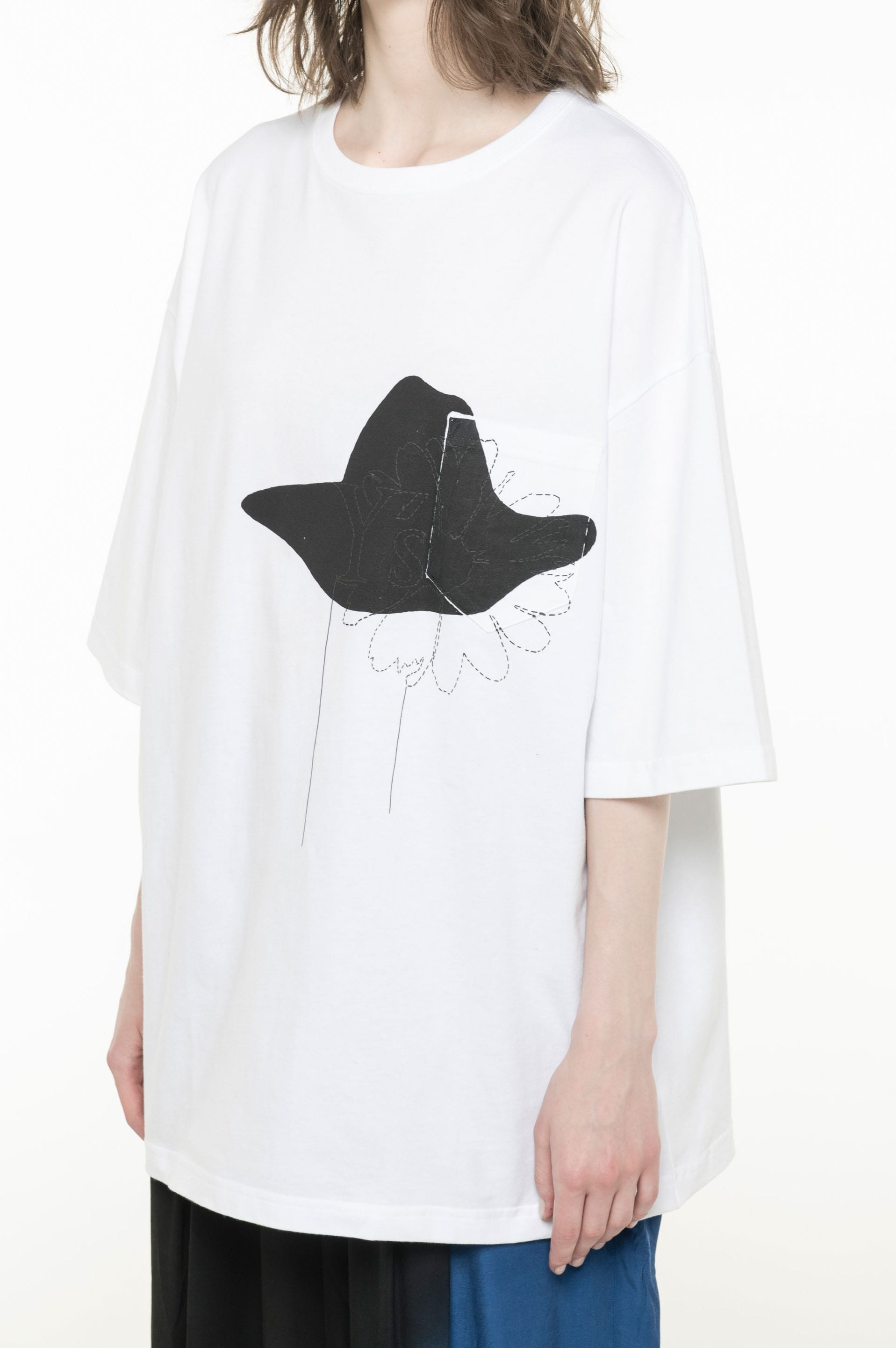 -Online EXCLUSIVE- Y's Flower T-shirt