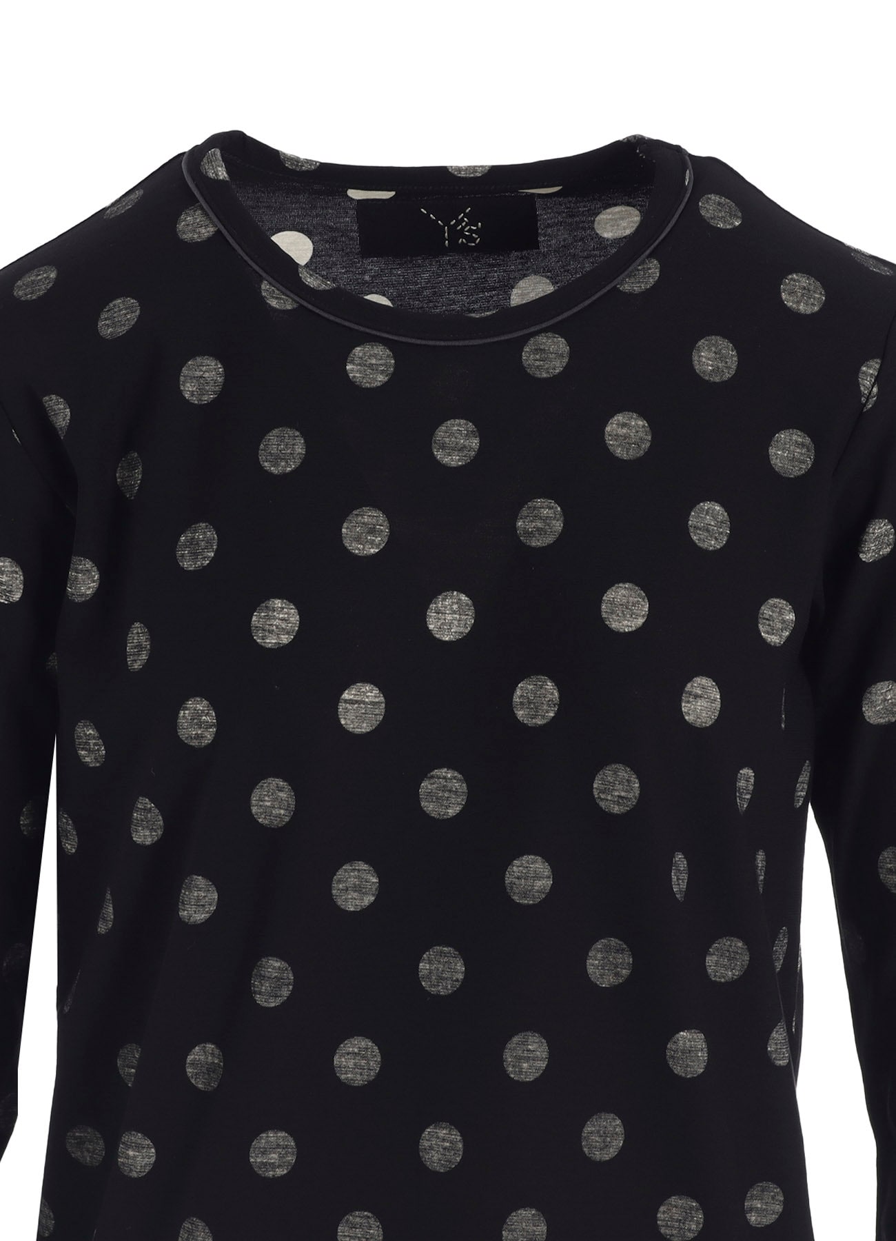 POLKA DOT Y'S STITCH LONG SLEEVE T