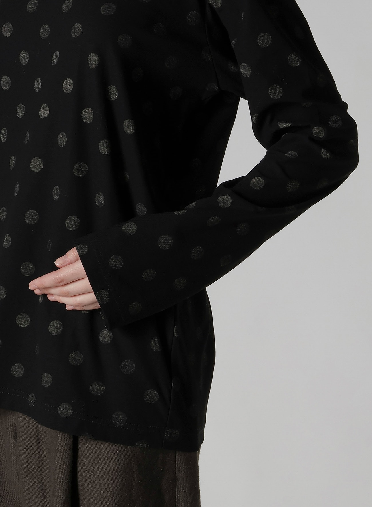 POLKA DOT Y'S STITCH LONGSLEEVE BIG T