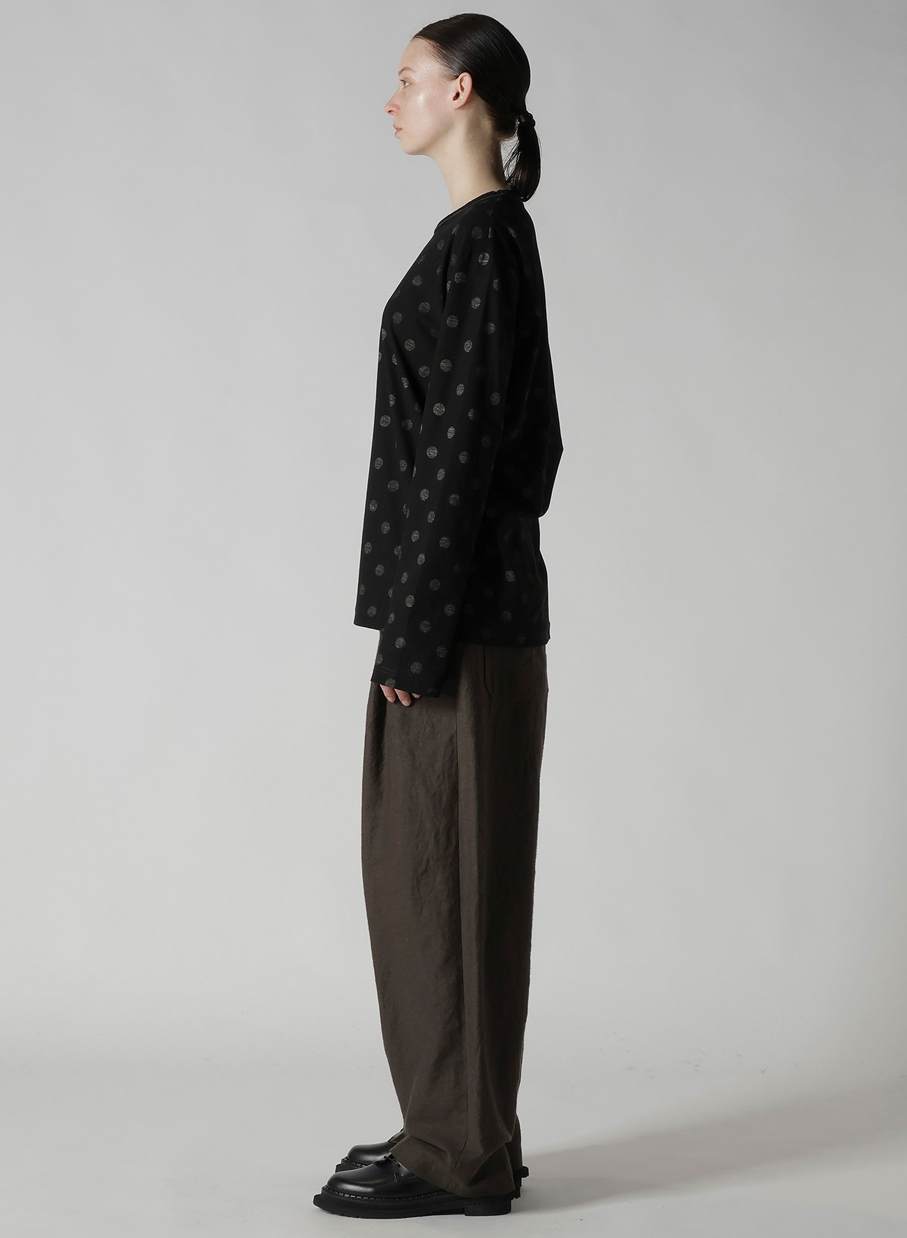 POLKA DOT Y'S STITCH LONGSLEEVE BIG T