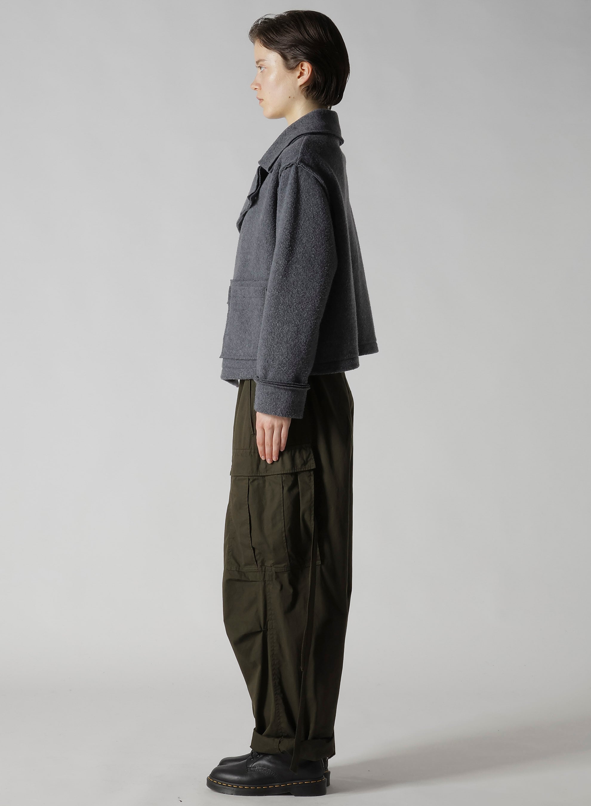 W/NY BOILED WOOL/FLEECE H-SHORT J