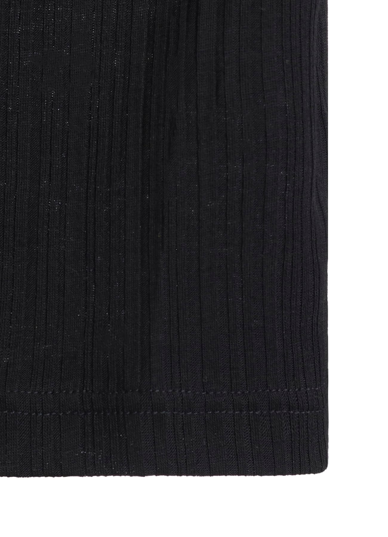 SOFT RANDOM RIB HIGH NECK T