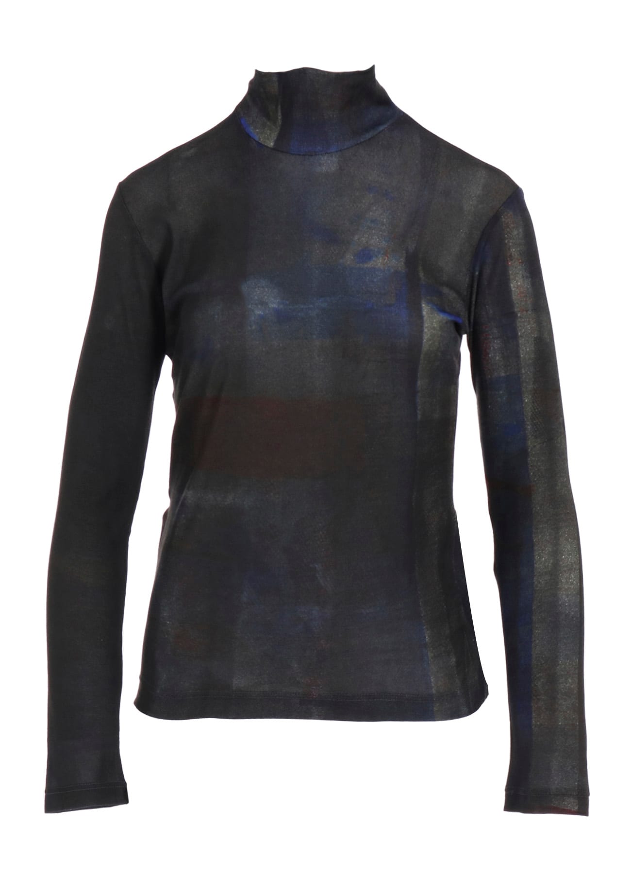 LYOCELL SMOOTH HIGH NECK SLEEVE T