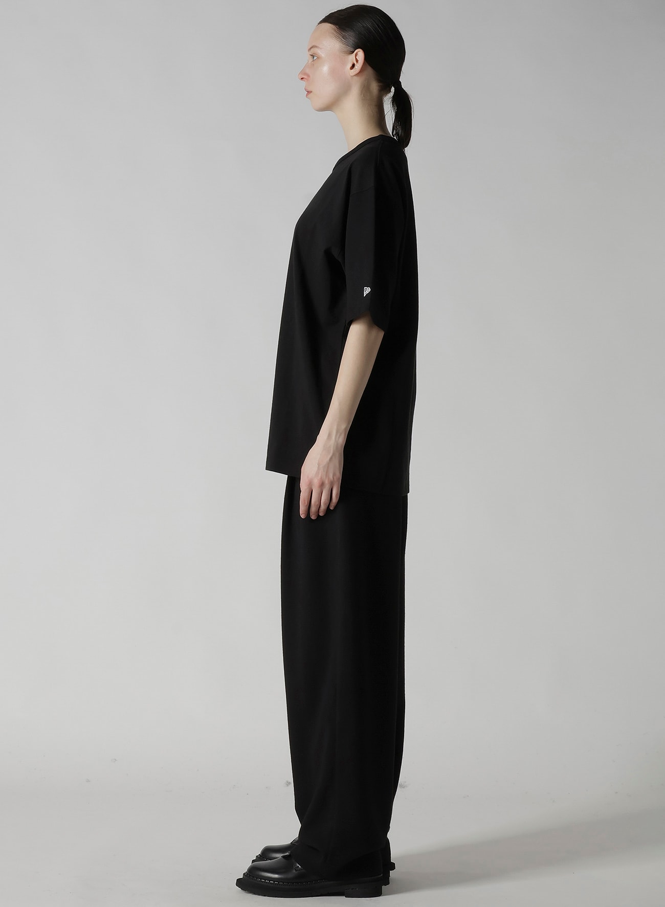 Y's × New Era S/S COTTON TEE(S Black): Y's｜THE SHOP YOHJI