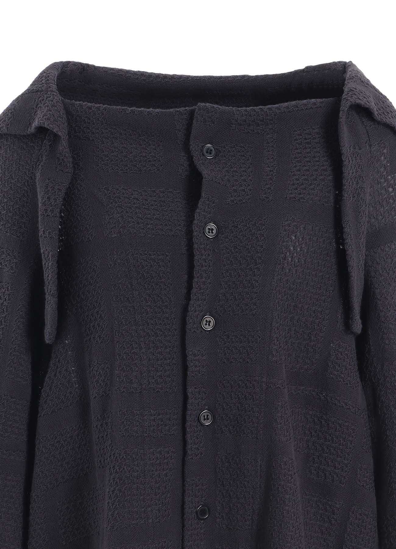 GEOMETRIC SHEER JQ COLLARED RAGLAN CD