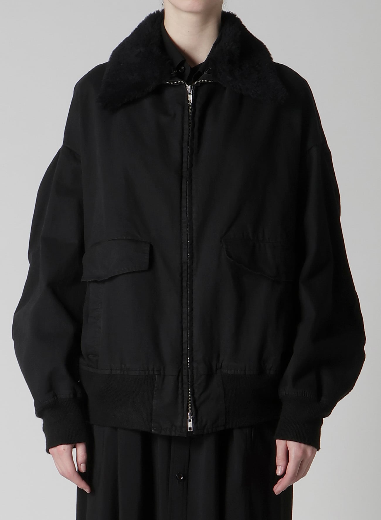 PIGMENT-DYED TWILL BLOUSON