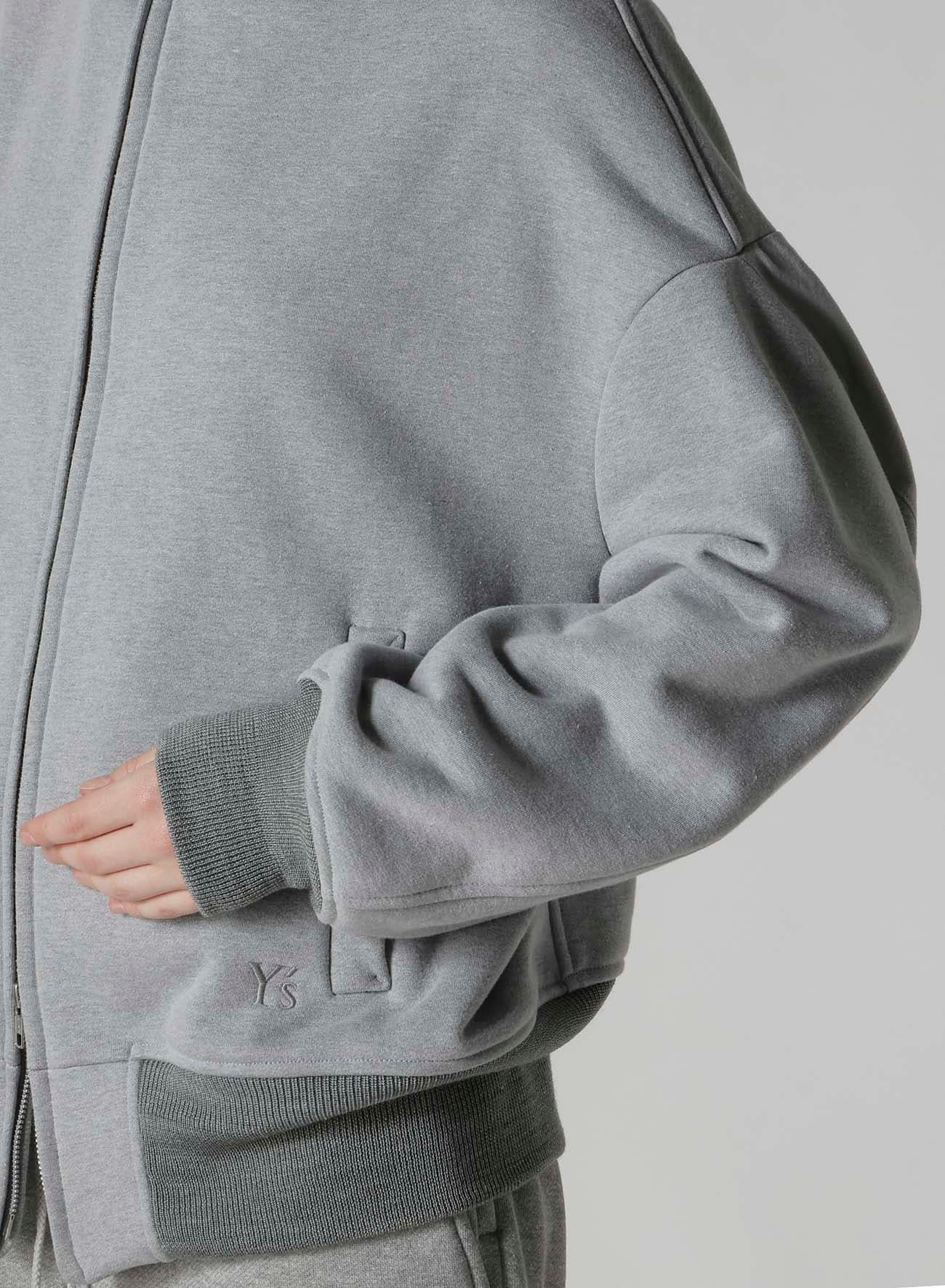 HEAVY FLEECE COLLARED BLOUSON