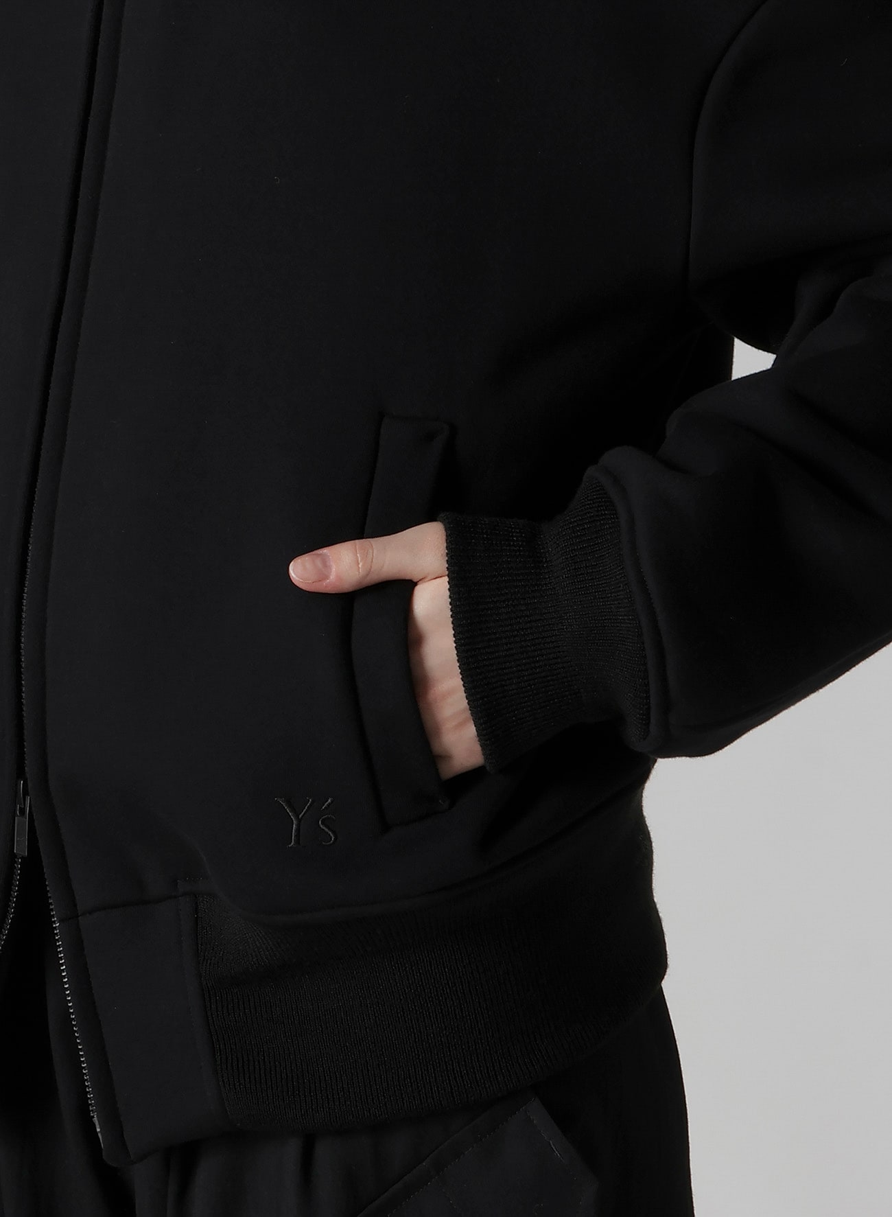 HEAVY FLEECE COLLARED BLOUSON