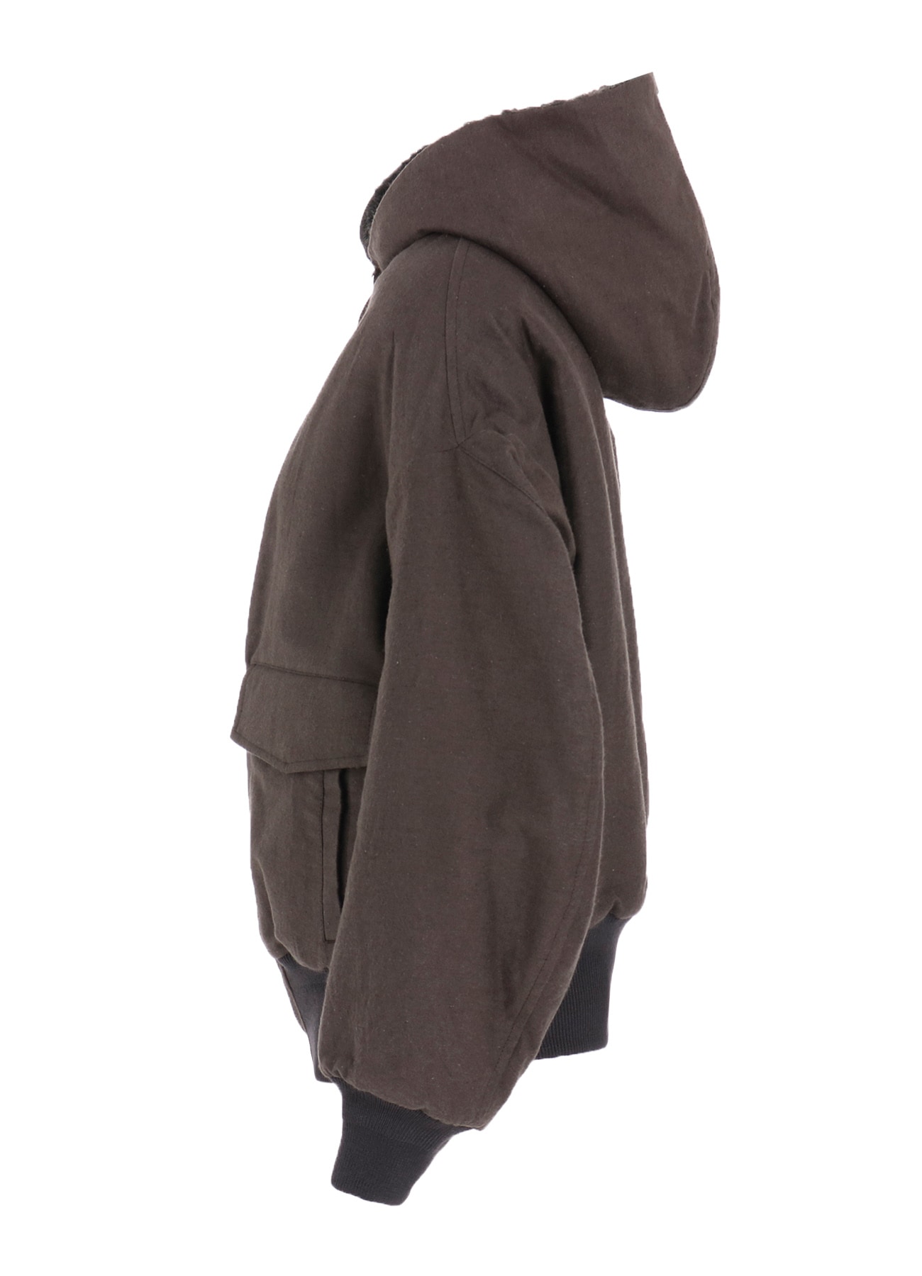COTTON/FLAX MOLESKIN REVERSIBLE BLOUSON