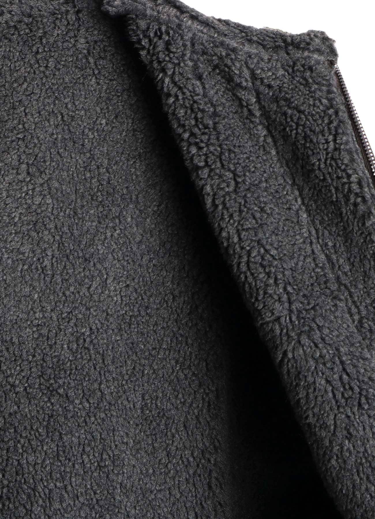 COTTON/FLAX MOLESKIN REVERSIBLE BLOUSON