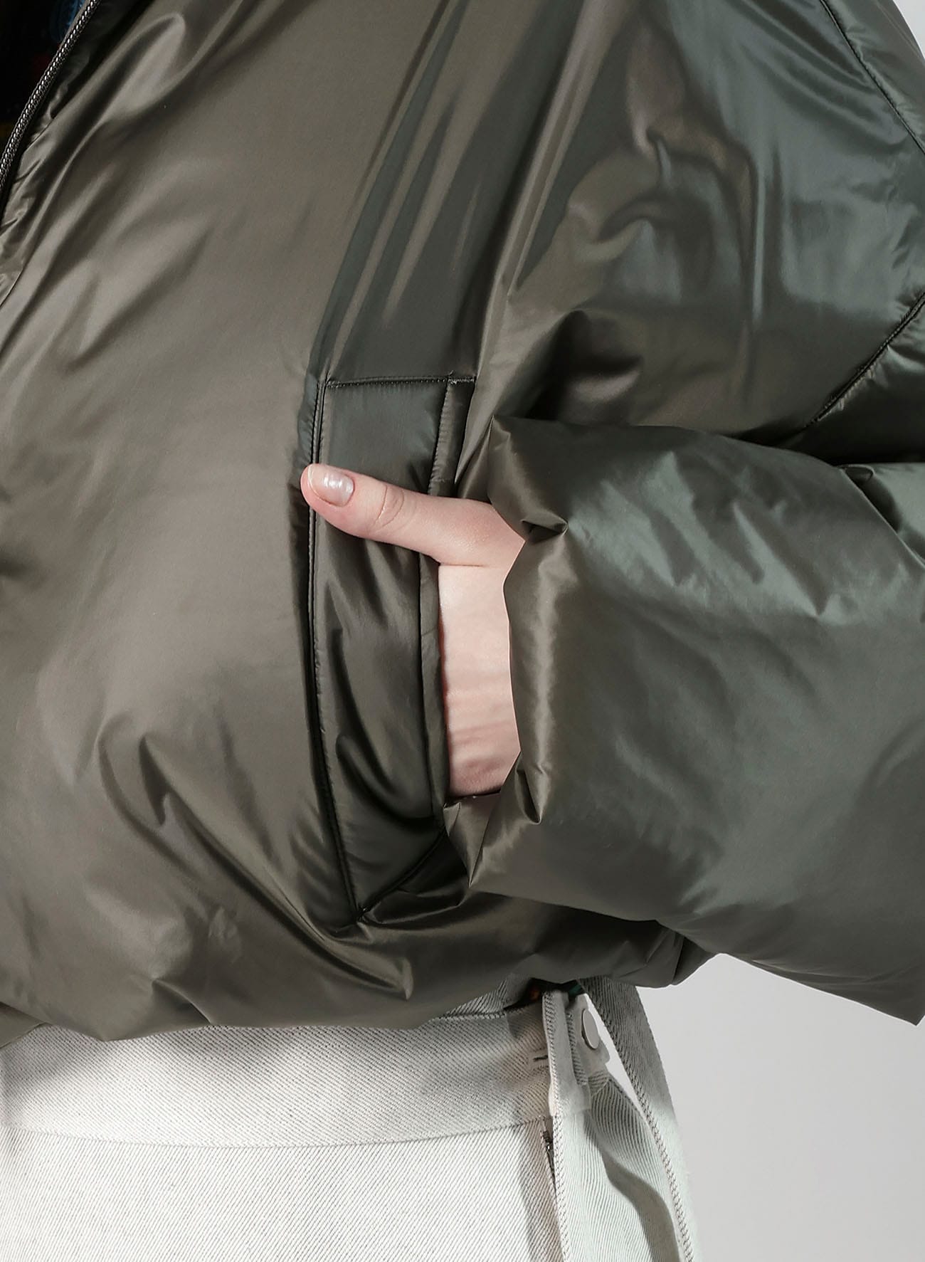 NYLON TAFTA PADDED BLOUSON