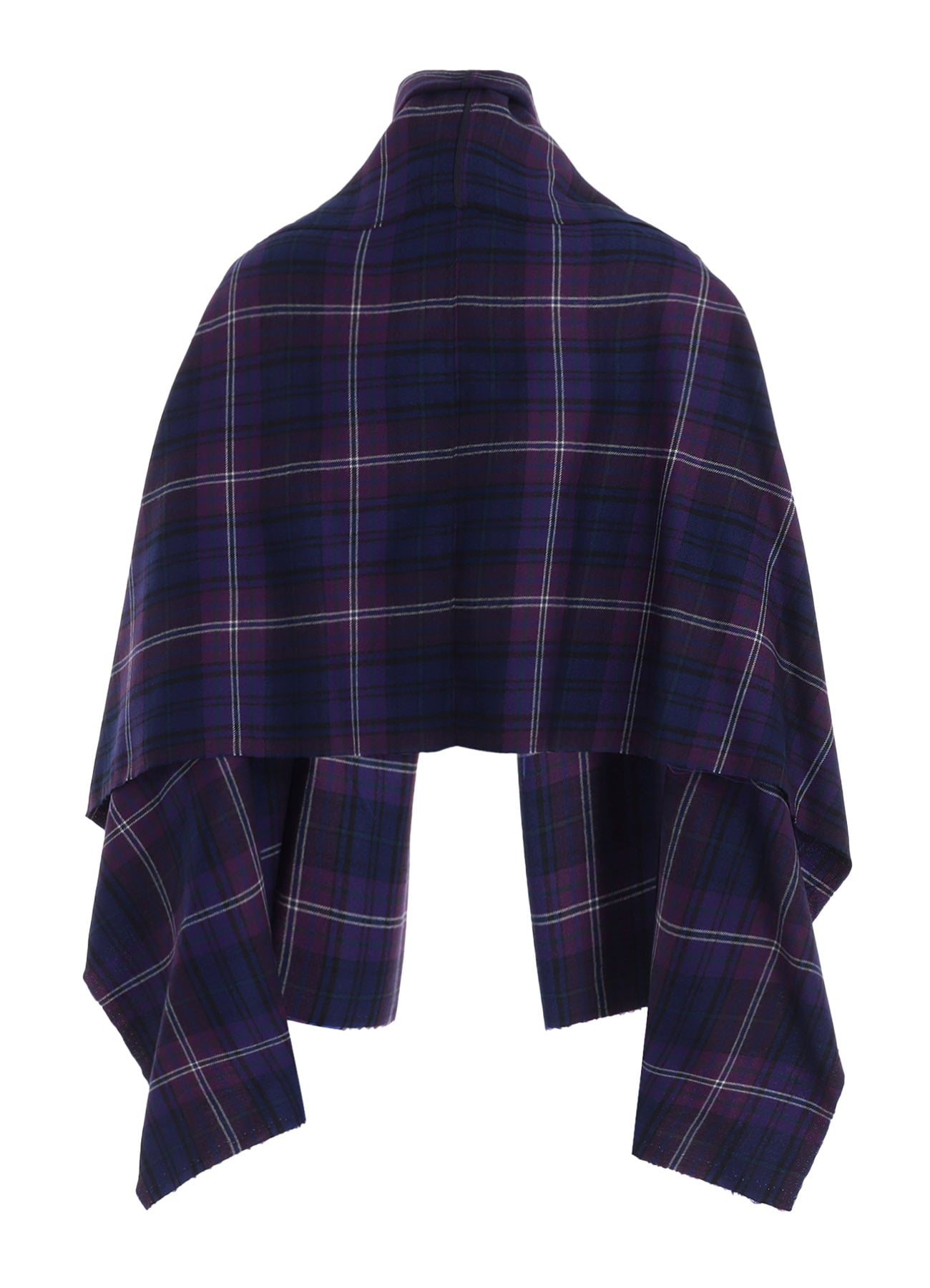 PLAID SCARF BLOUSON