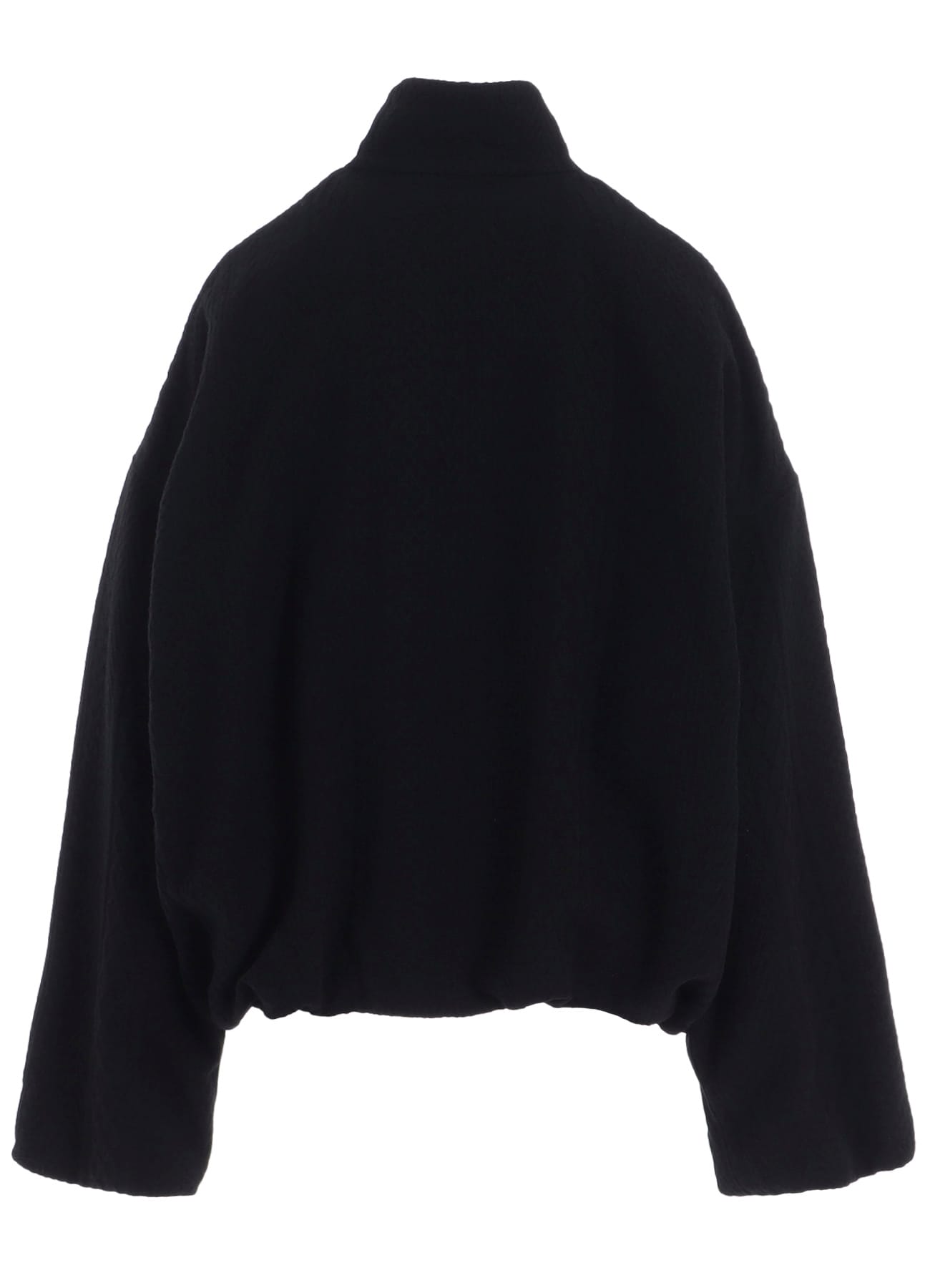 CABLE JQ KNIT STAND COLLAR BLOUSON