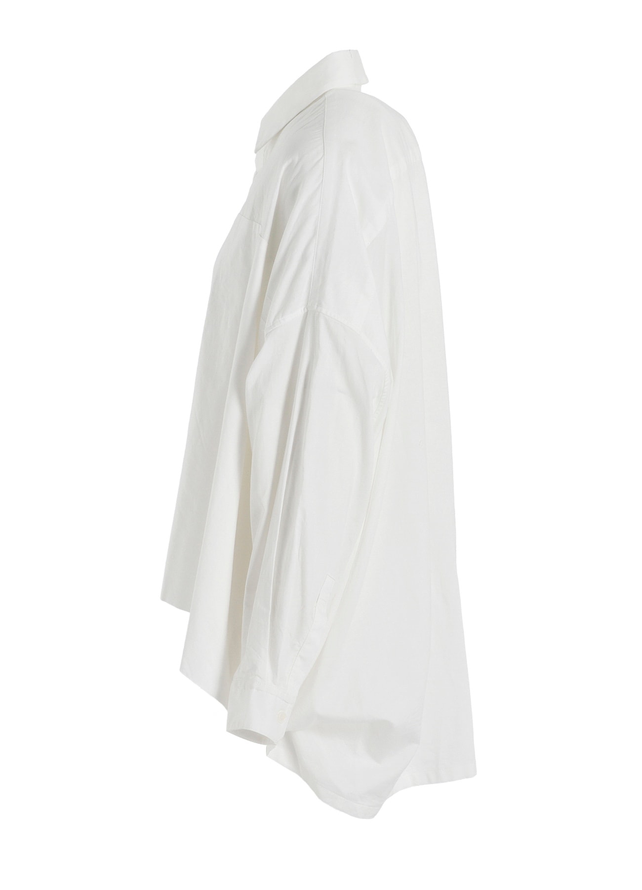 [Y's BORN PRODUCT] THIN COTTON TWILL DOUBLE FRONT BIG BLOUSE