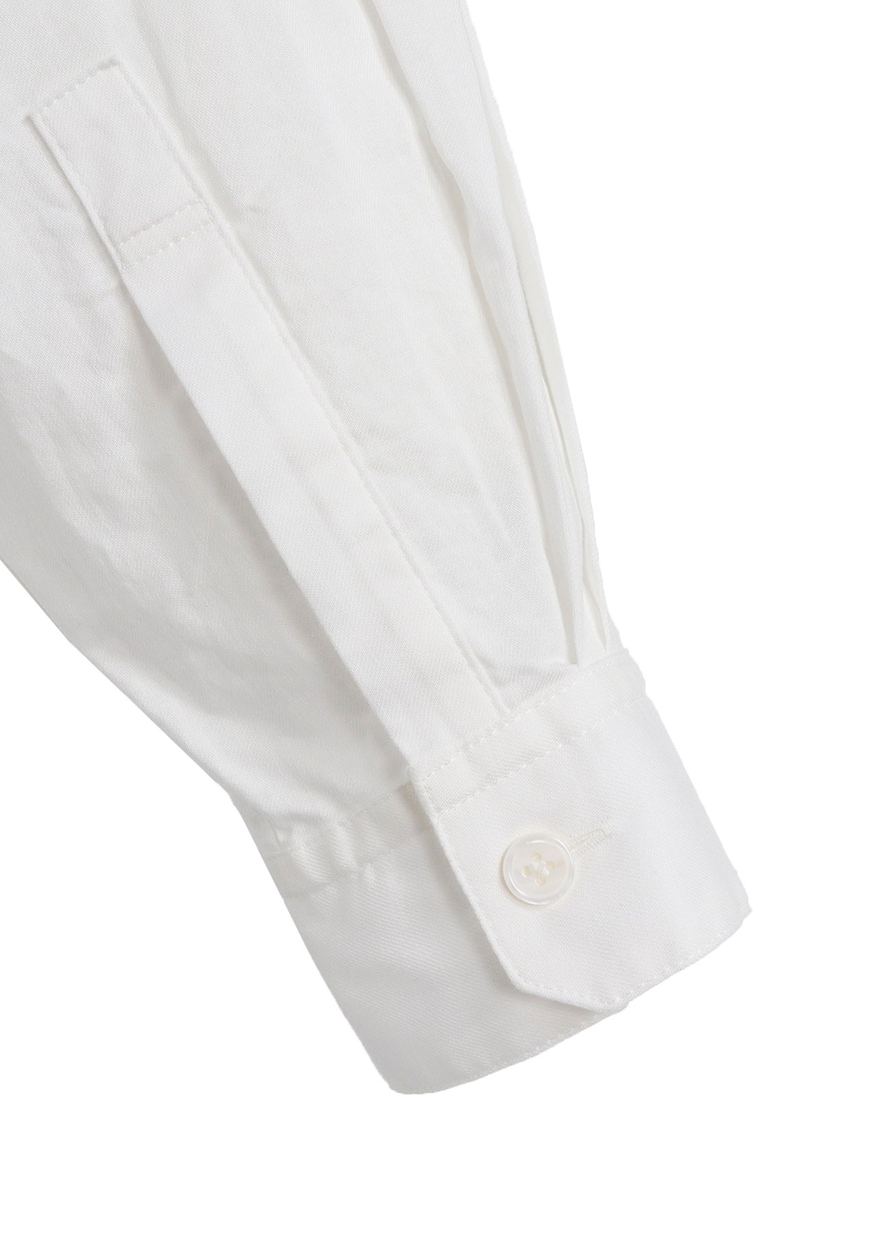 [Y's BORN PRODUCT] THIN COTTON TWILL DOUBLE FRONT BIG BLOUSE