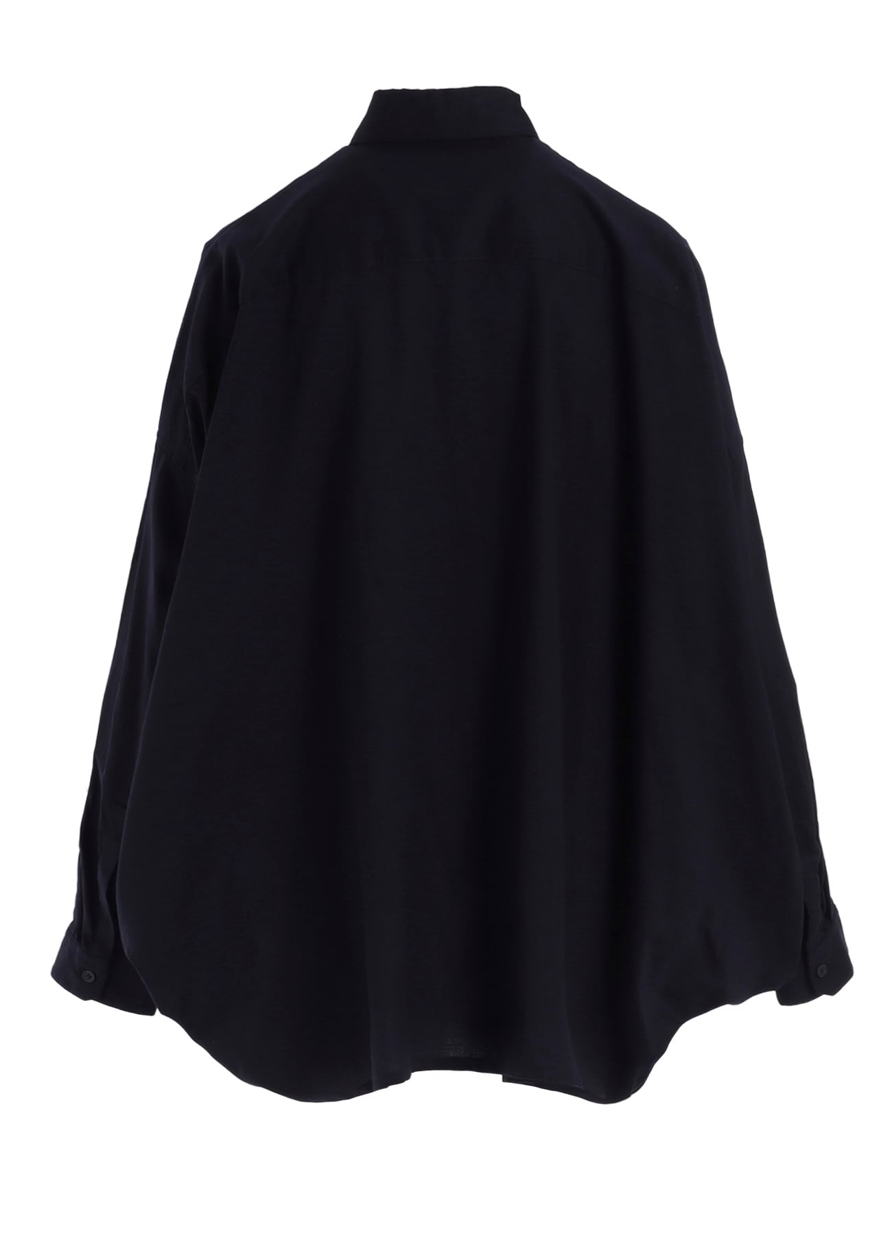 Y's BORN PRODUCT] THIN COTTON TWILL DOUBLE FRONT BIG BLOUSE
