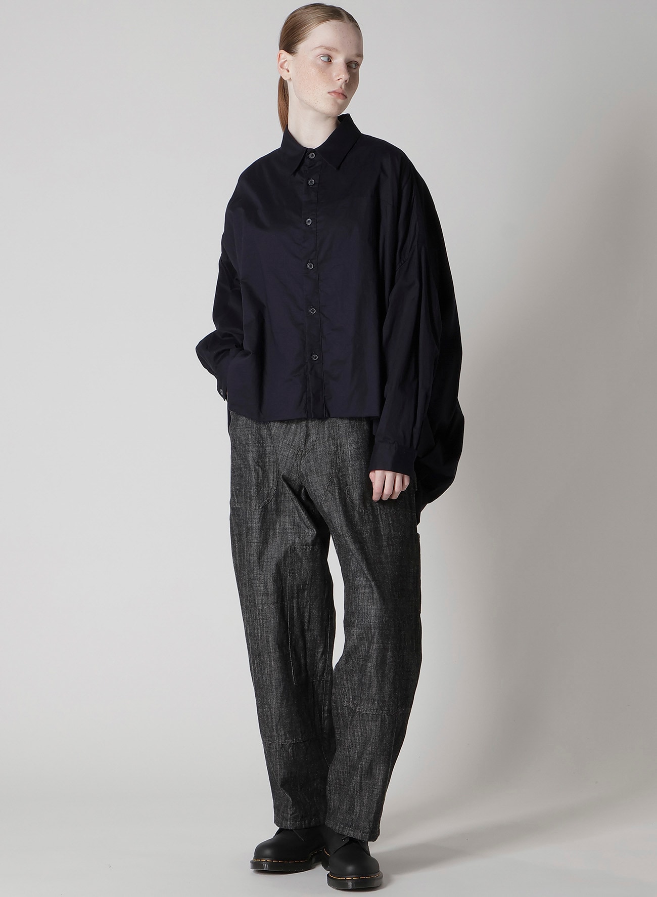 【美品】ヨウジヤマモト　長袖カットソー　チュール　メッシュ　Vネック　シルク　M TOPS(トップス)｜YOHJI YAMAMOTOのALL BRAND｜【公式通販】THE