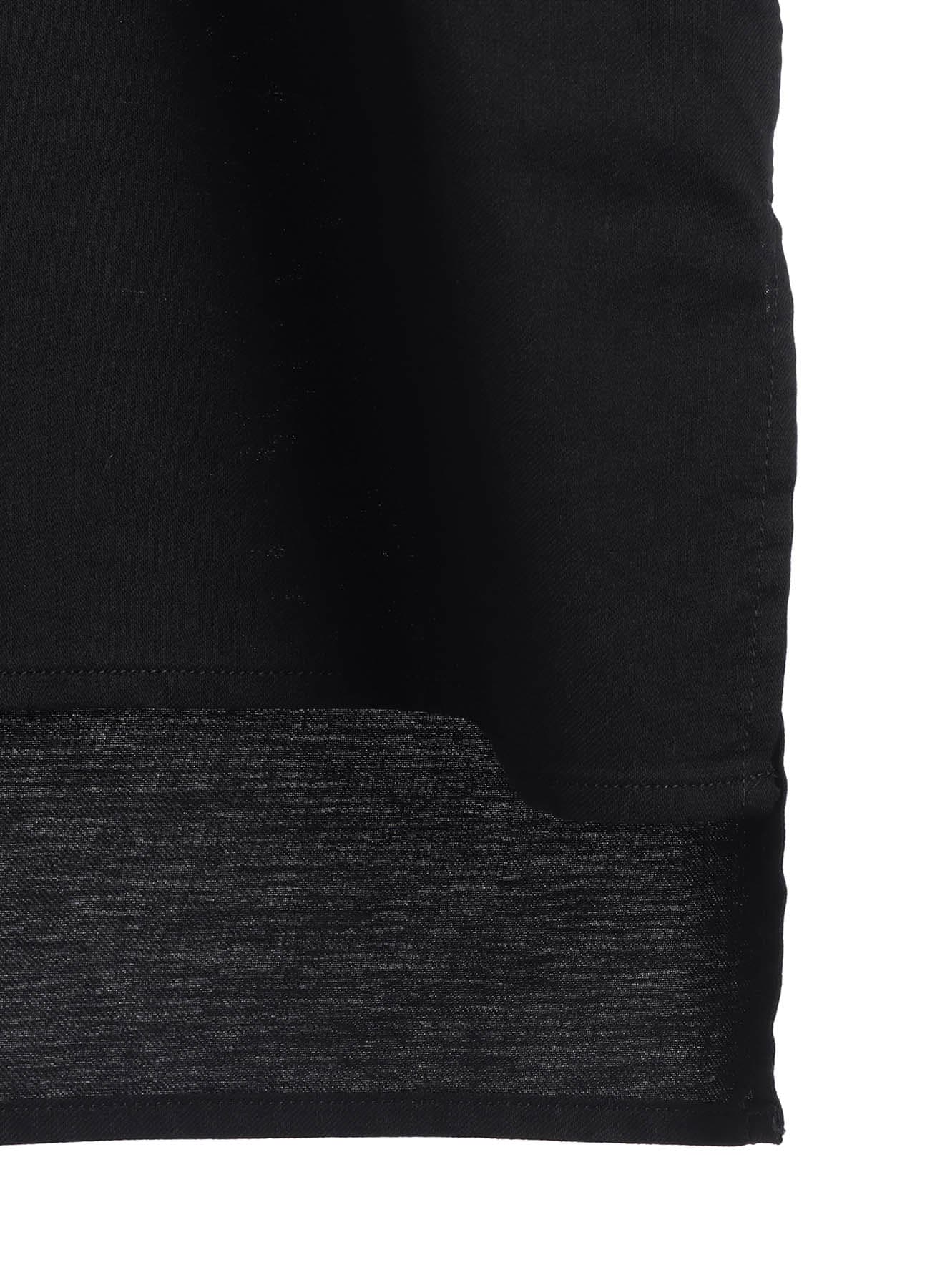 [Y's BORN PRODUCT] THIN COTTON TWILL HALF SLEEVE BOX SHIRT