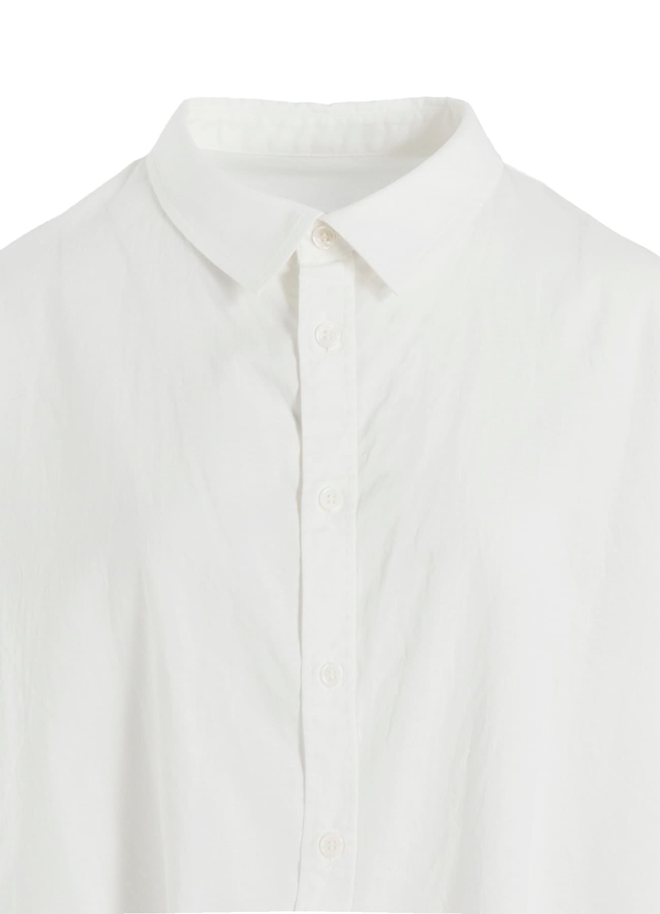 [Y's BORN PRODUCT] THIN COTTON TWILL SHORT SLEEVE BLOUSE