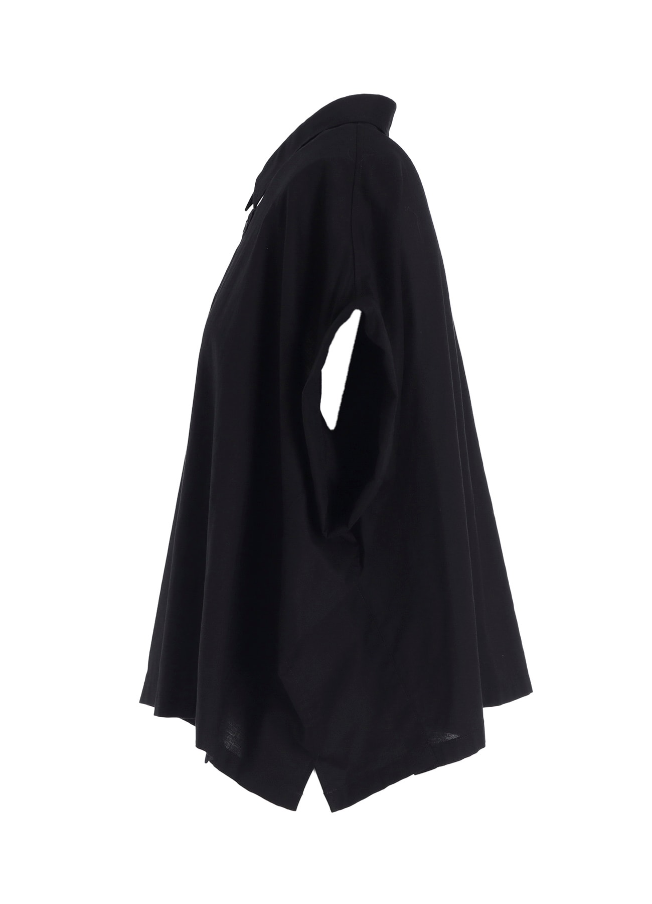 [Y's BORN PRODUCT] THIN COTTON TWILL SHORT SLEEVE BLOUSE