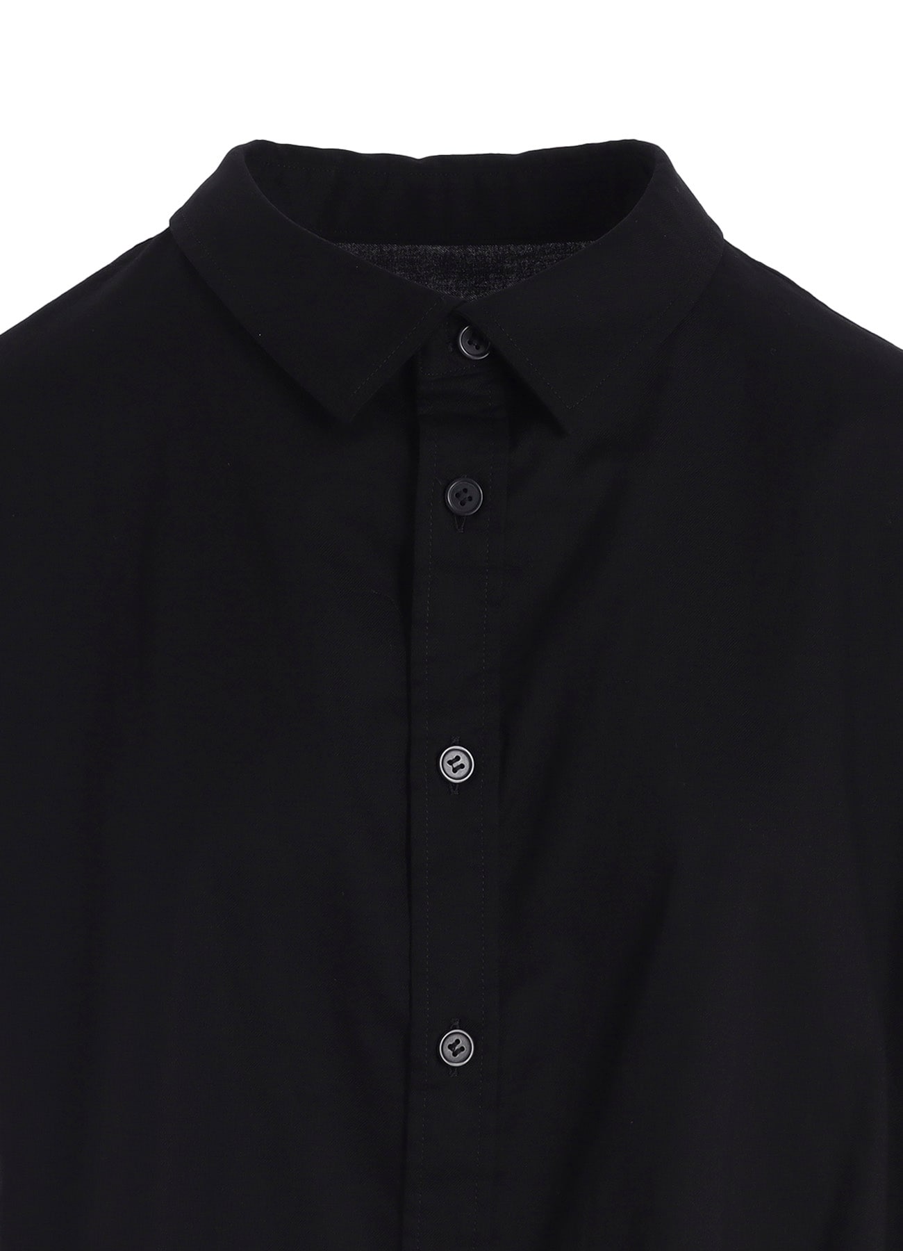 [Y's BORN PRODUCT] THIN COTTON TWILL SHORT SLEEVE BLOUSE
