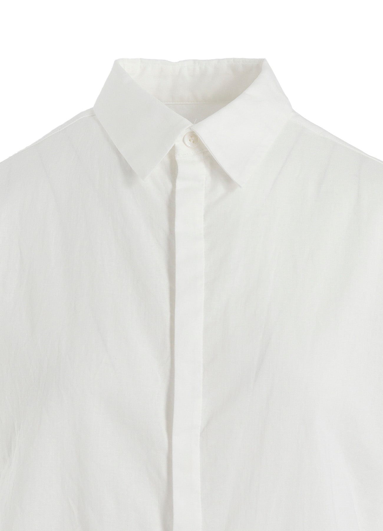 [Y's BORN PRODUCT] THIN COTTON TWILL WIDE CUFFS SHIRT