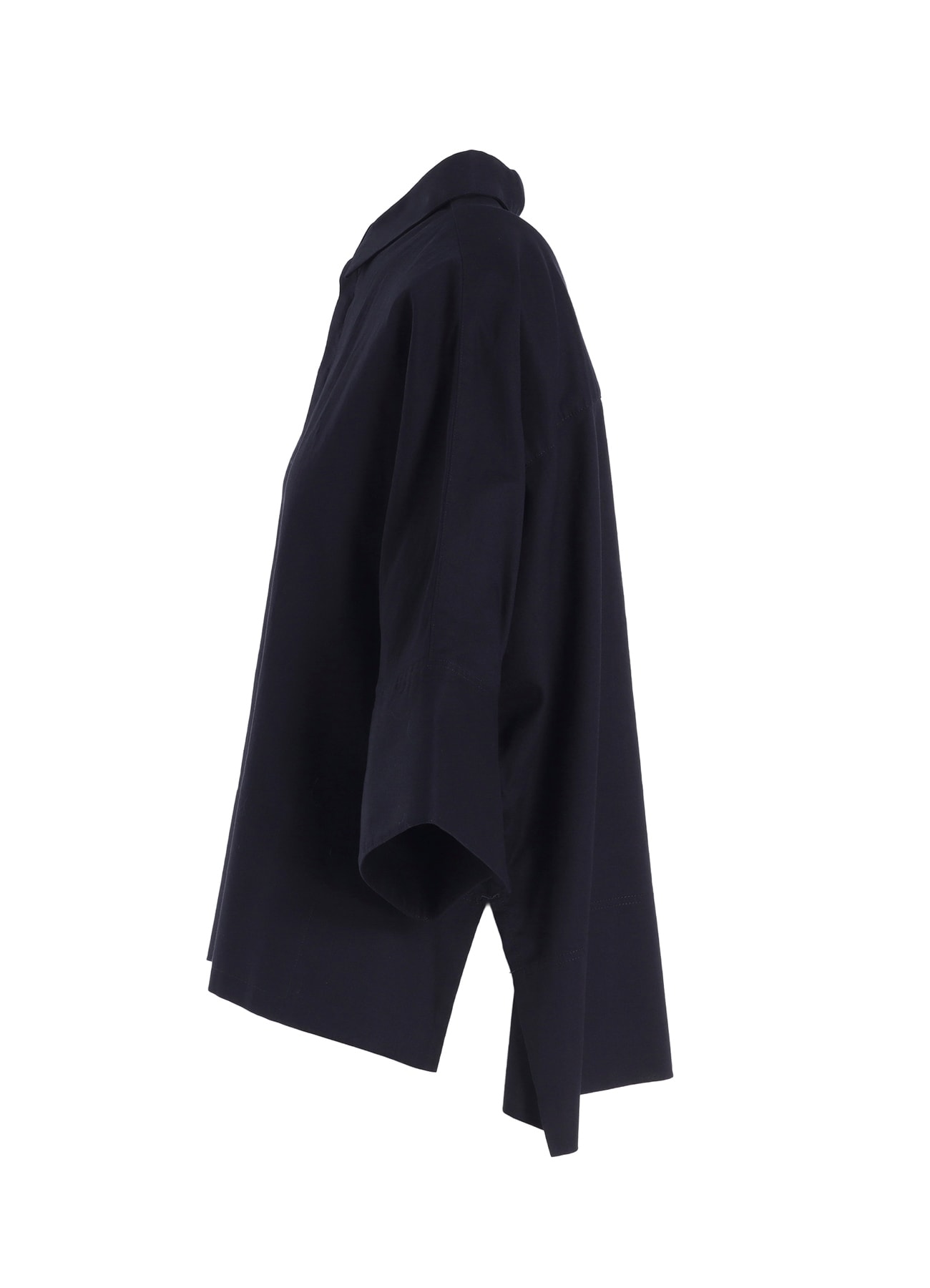 [Y's BORN PRODUCT] THIN COTTON TWILL WIDE CUFFS SHIRT