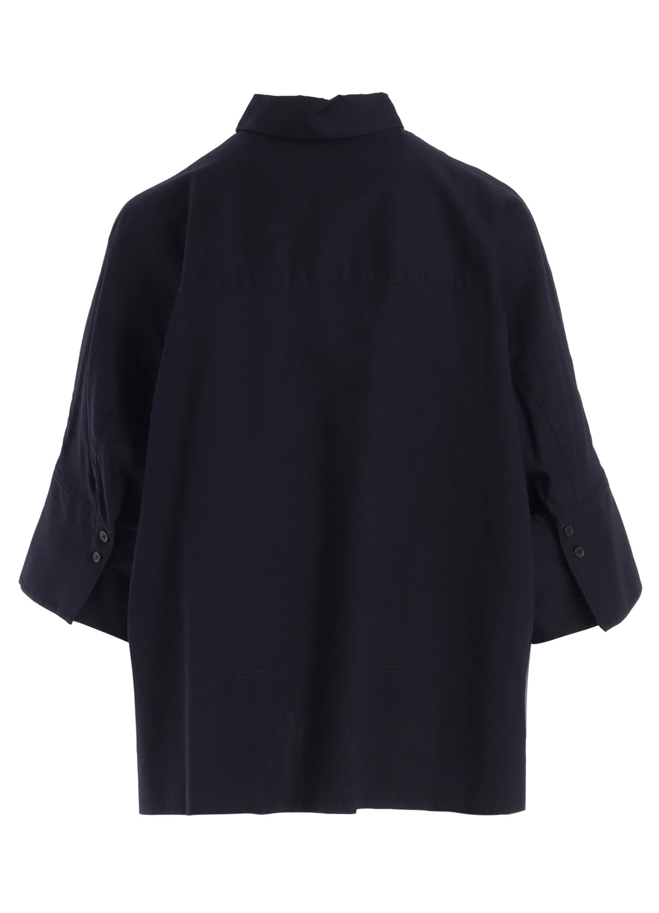 [Y's BORN PRODUCT] THIN COTTON TWILL WIDE CUFFS SHIRT