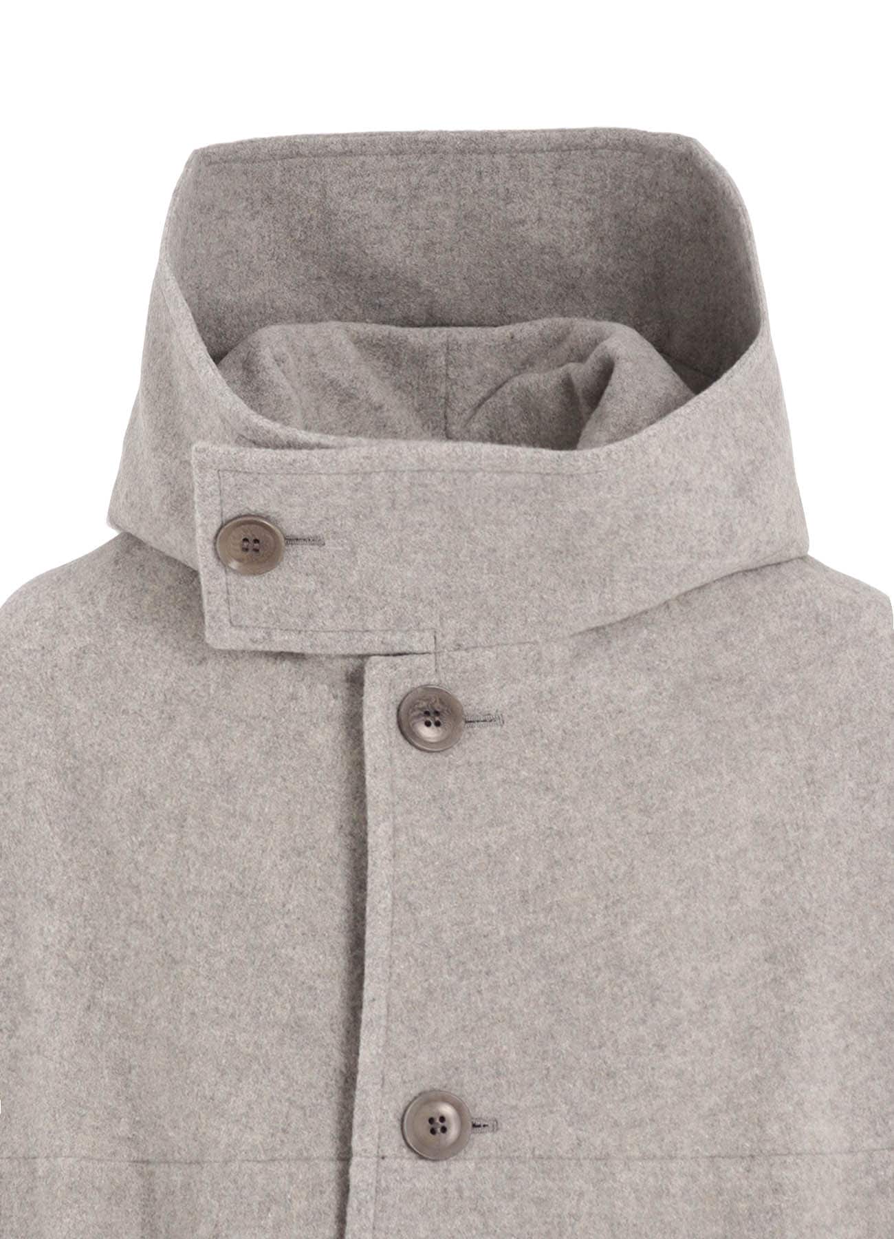 AIRY MOSSER LONG CAPE COAT