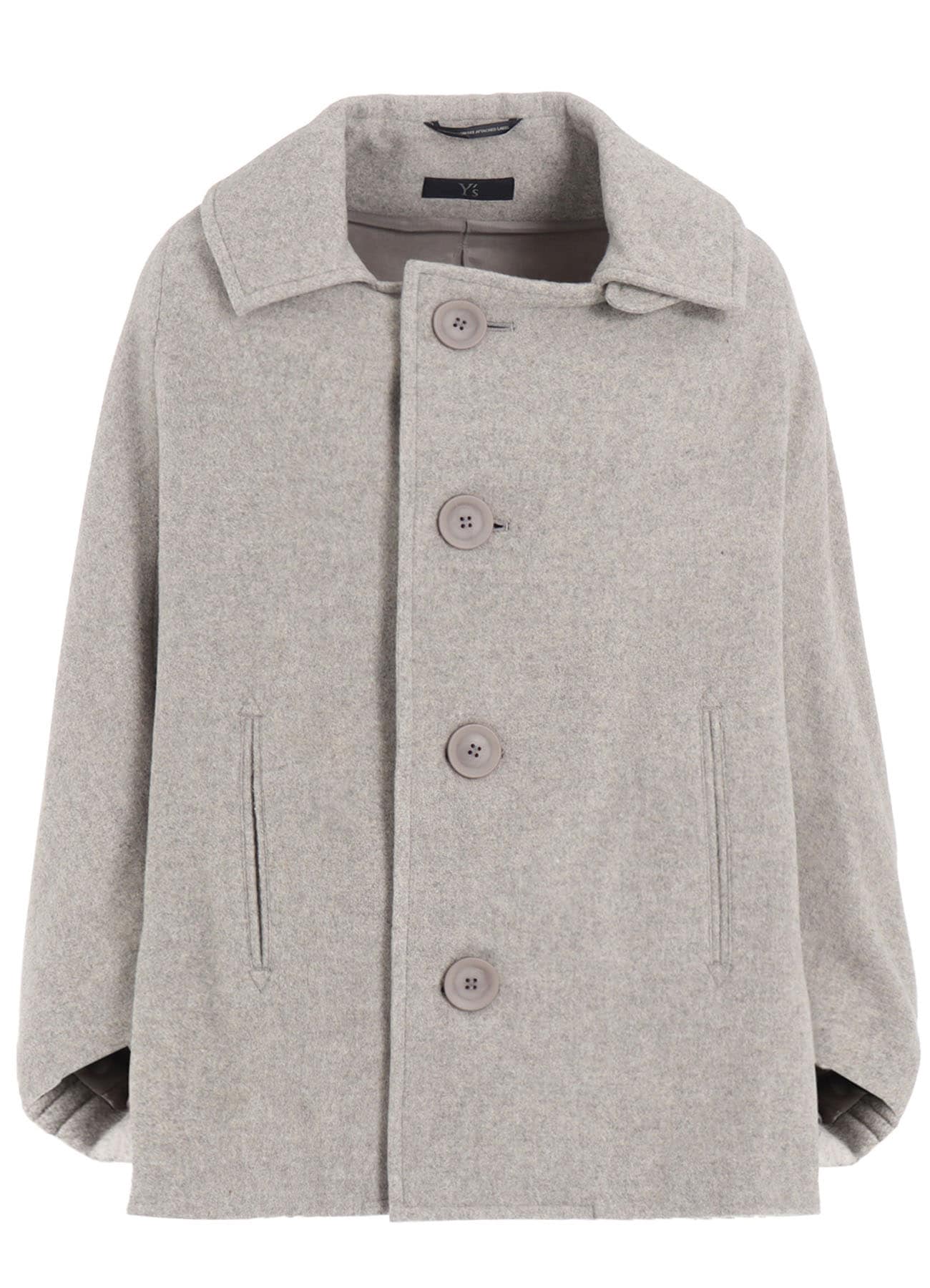 AIRY MOSSER IRREGULAR SLEEVE SHORT COAT