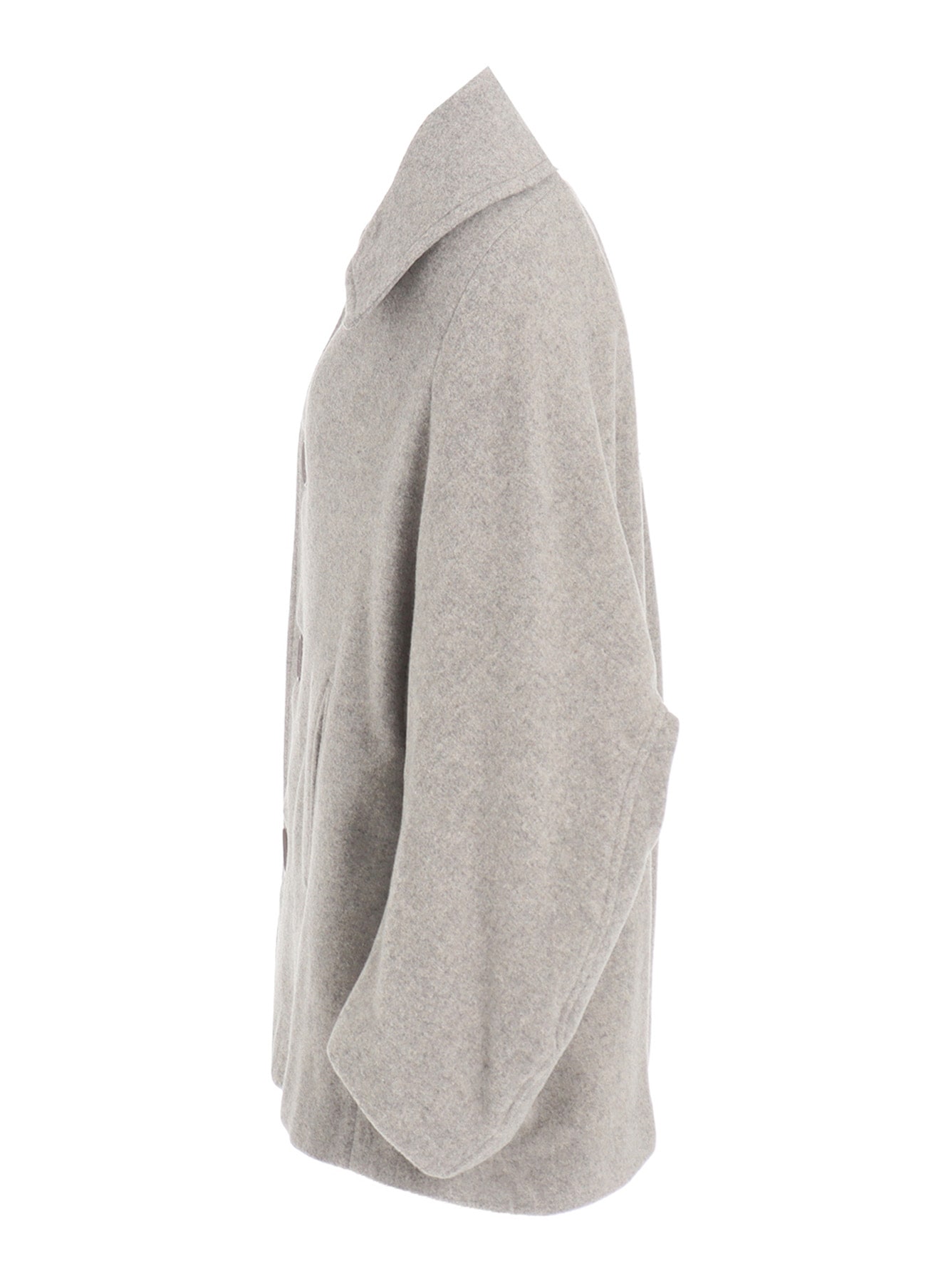 AIRY MOSSER IRREGULAR SLEEVE SHORT COAT