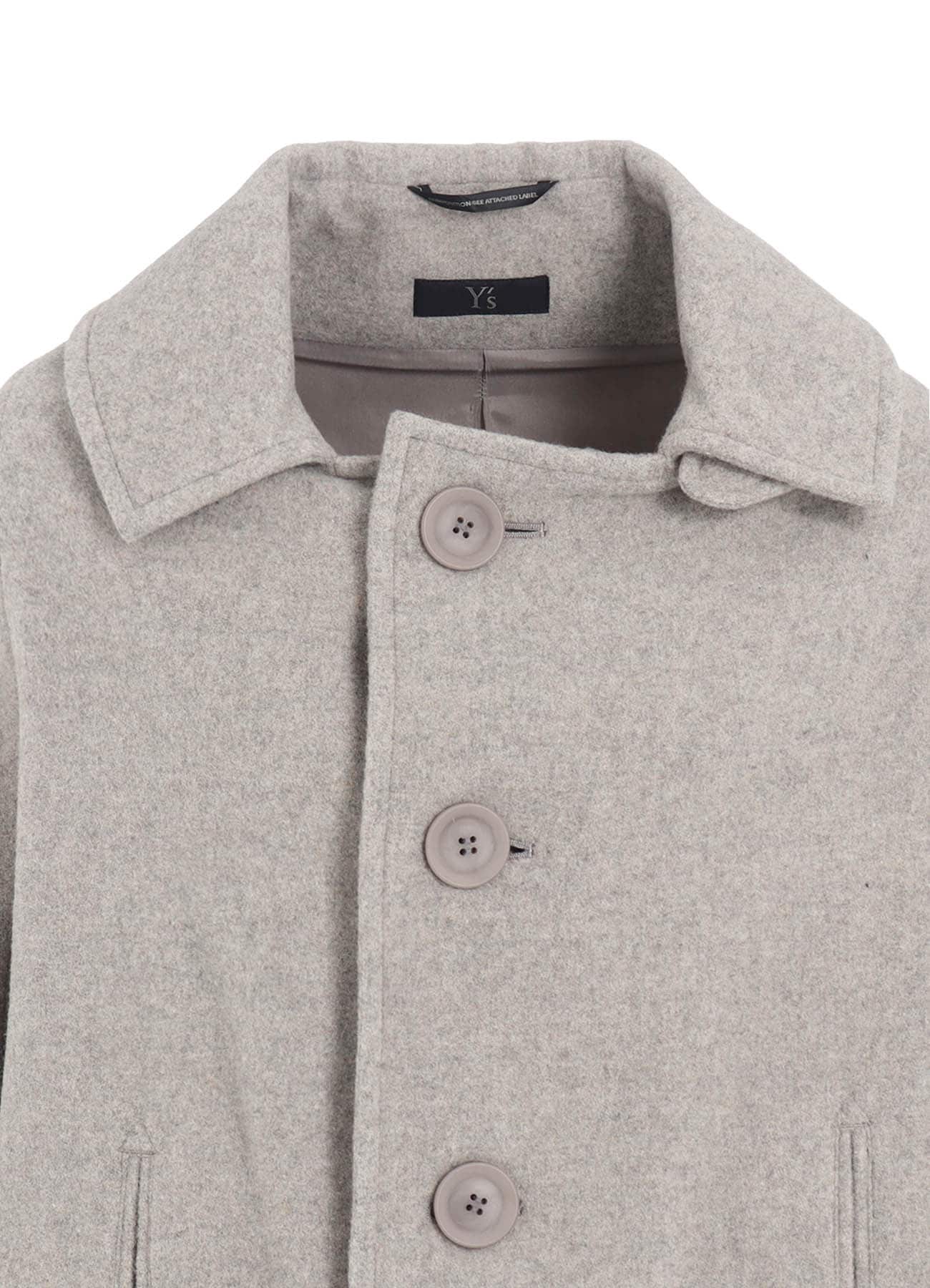 AIRY MOSSER IRREGULAR SLEEVE SHORT COAT