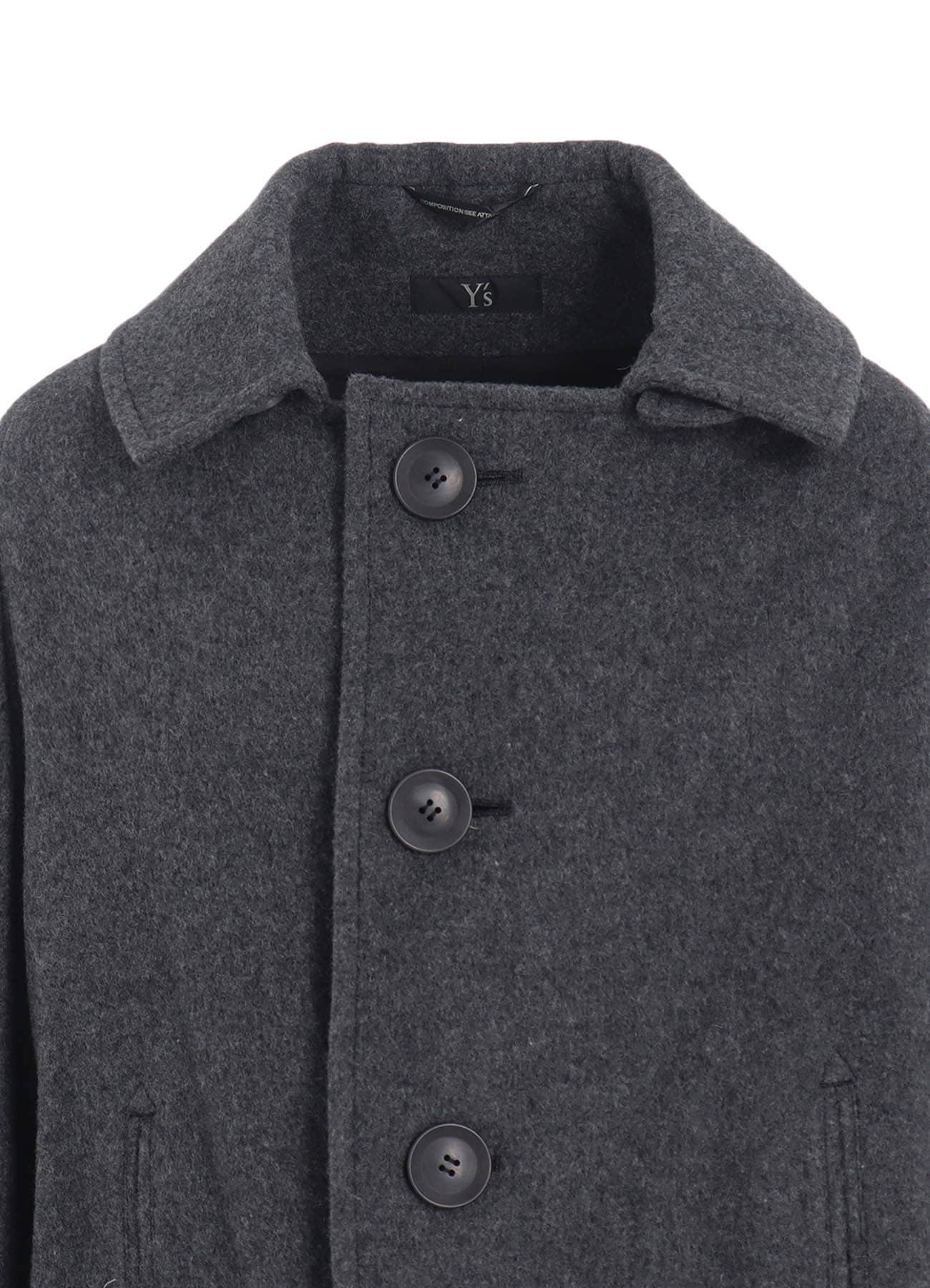 AIRY MOSSER IRREGULAR SLEEVE SHORT COAT