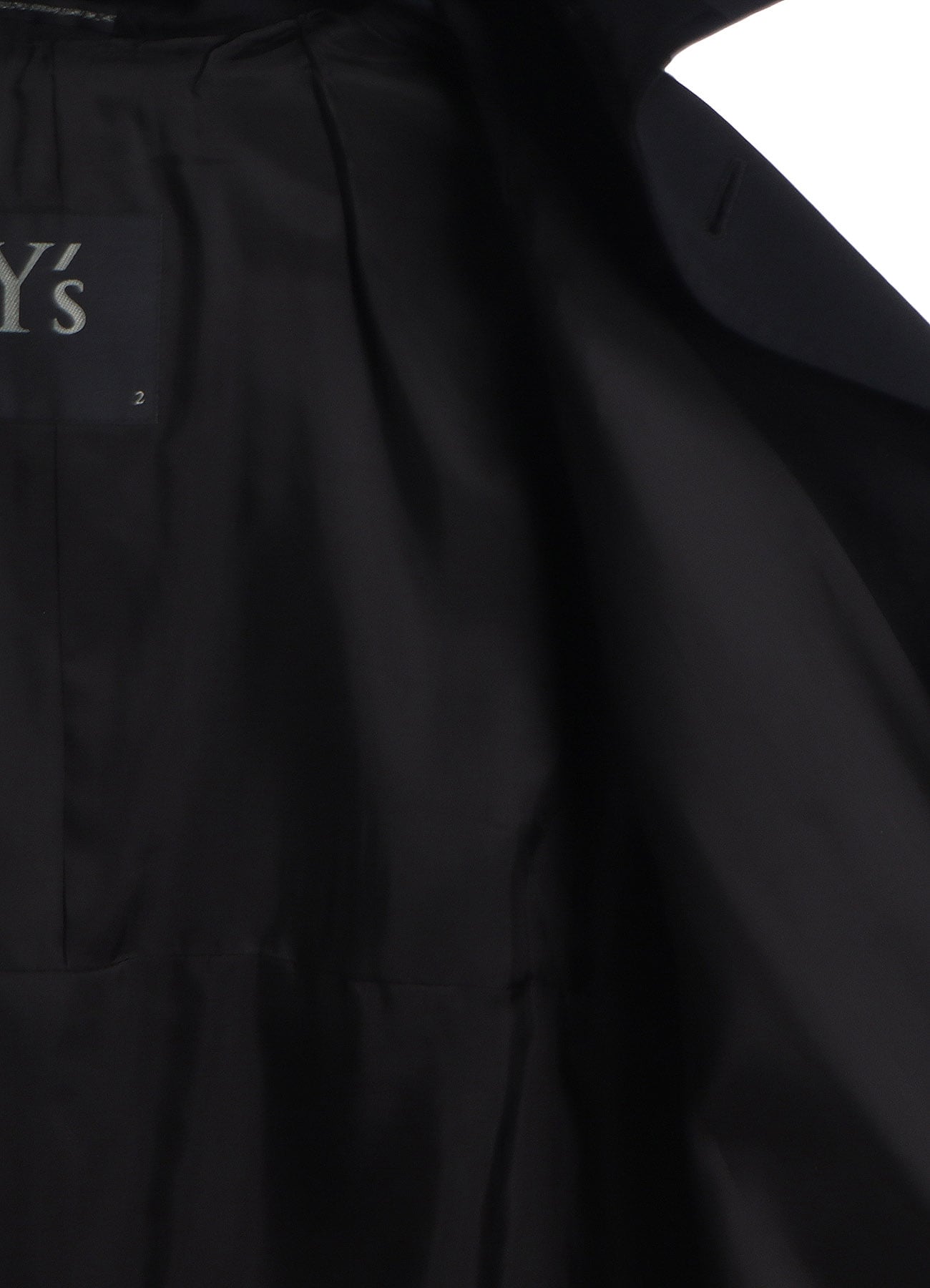 WOOL GABARDINE DOLMAN SLEEVE HOODIE COAT