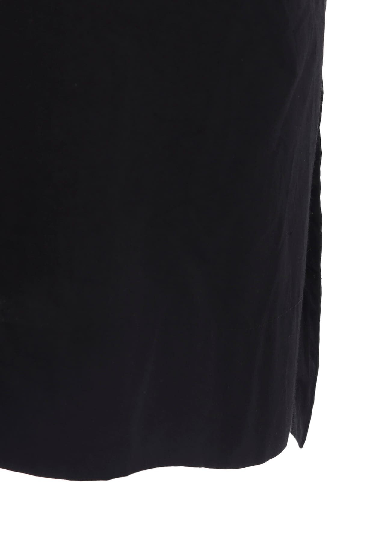 COTTON/LINEN RIB FLY OPEN DRESS